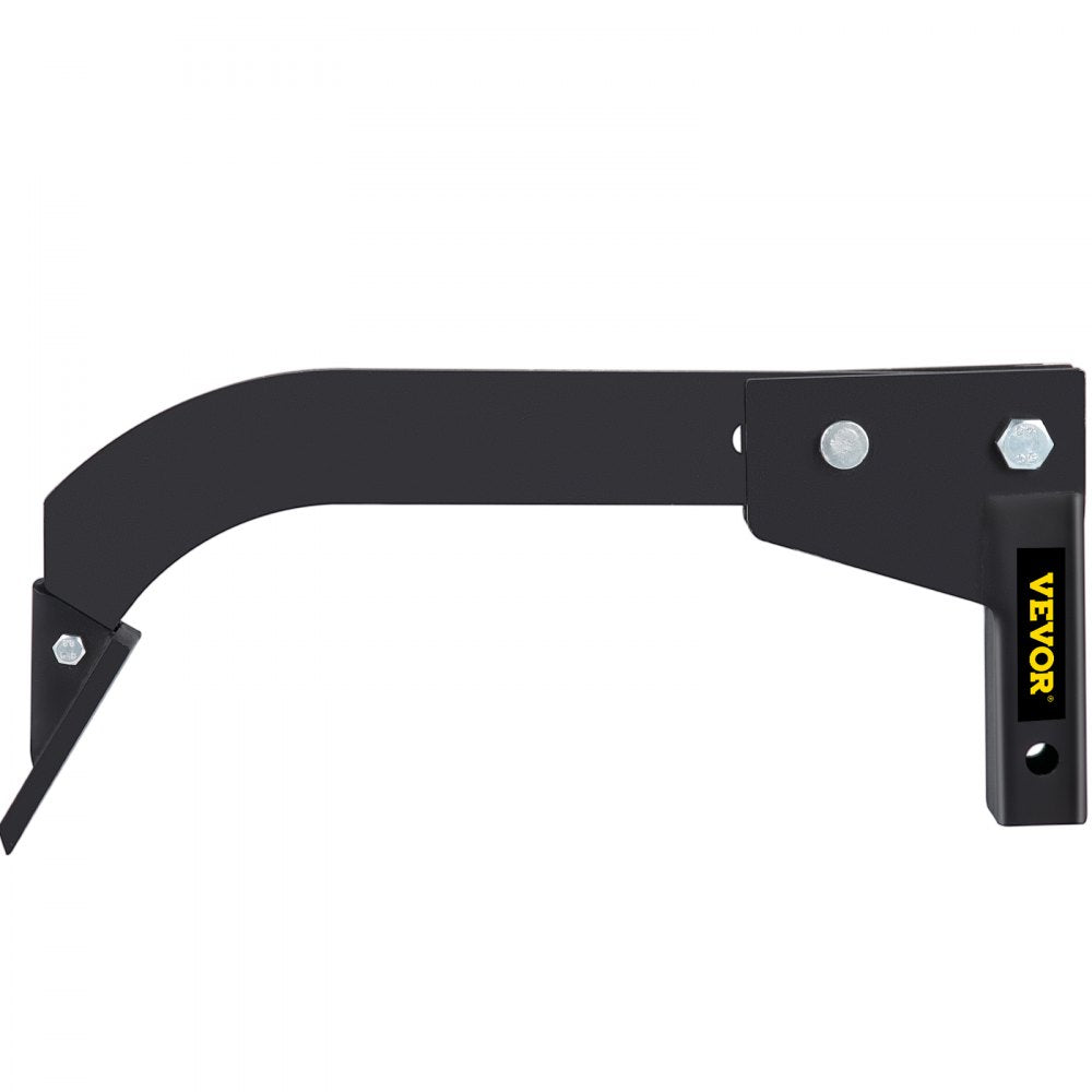 VEVOR Tractor Hitch Mounted Ripper, Heavy-Duty 18 Inch Box Scraper Shank, with 4 Hole Sites Box Blade, 2 Locating Pins Ripper Shanks, 2 Plough Tips Box Blade Shank Teeth, for CAT 0 and CAT 1 tractors