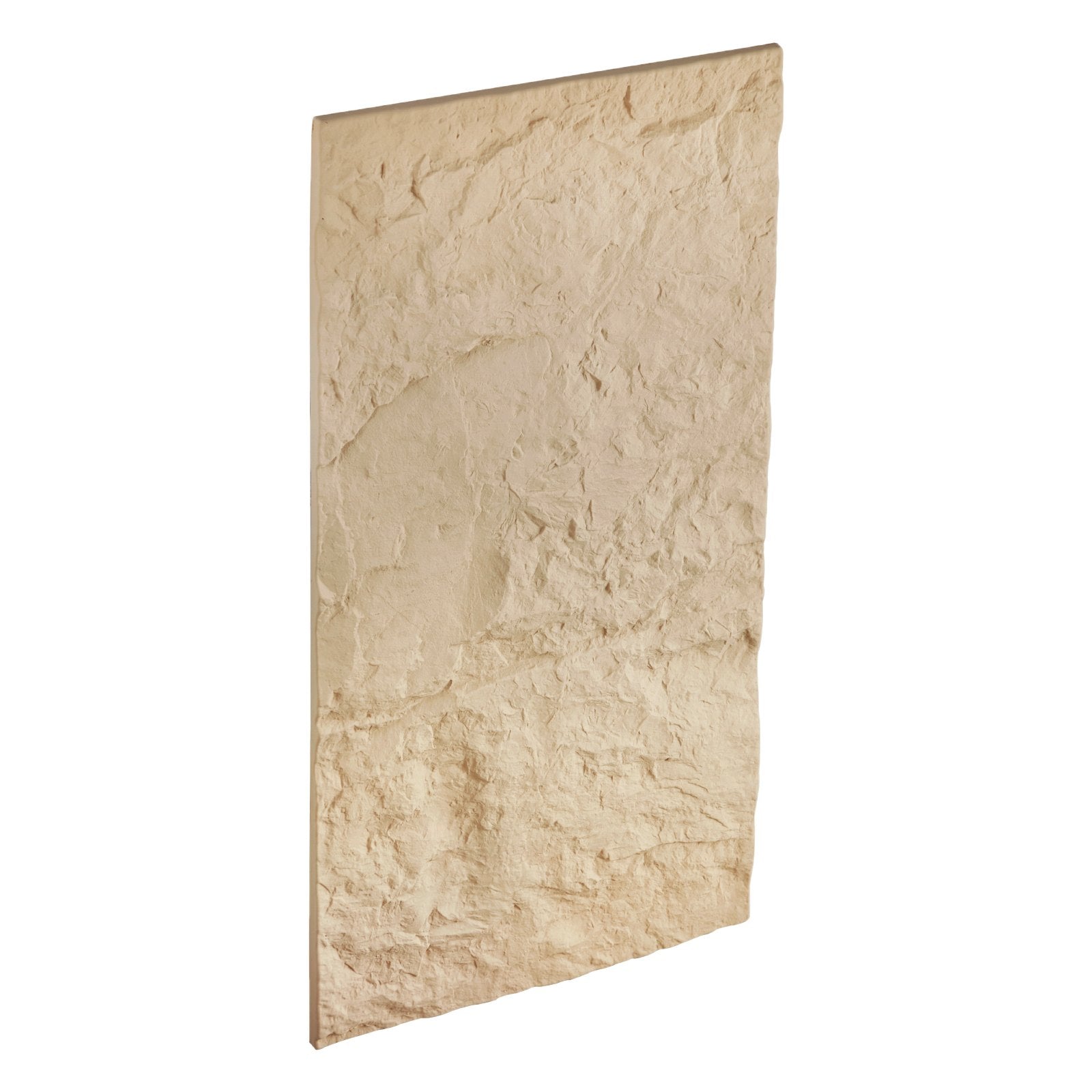 Natural Stone Imitation 3D Wall Panels, 4 Pack - 32 Sq.Ft Coverage for Interior Decor, Bedroom, Living & Gaming Room, Stone Yellow Accent Tiles