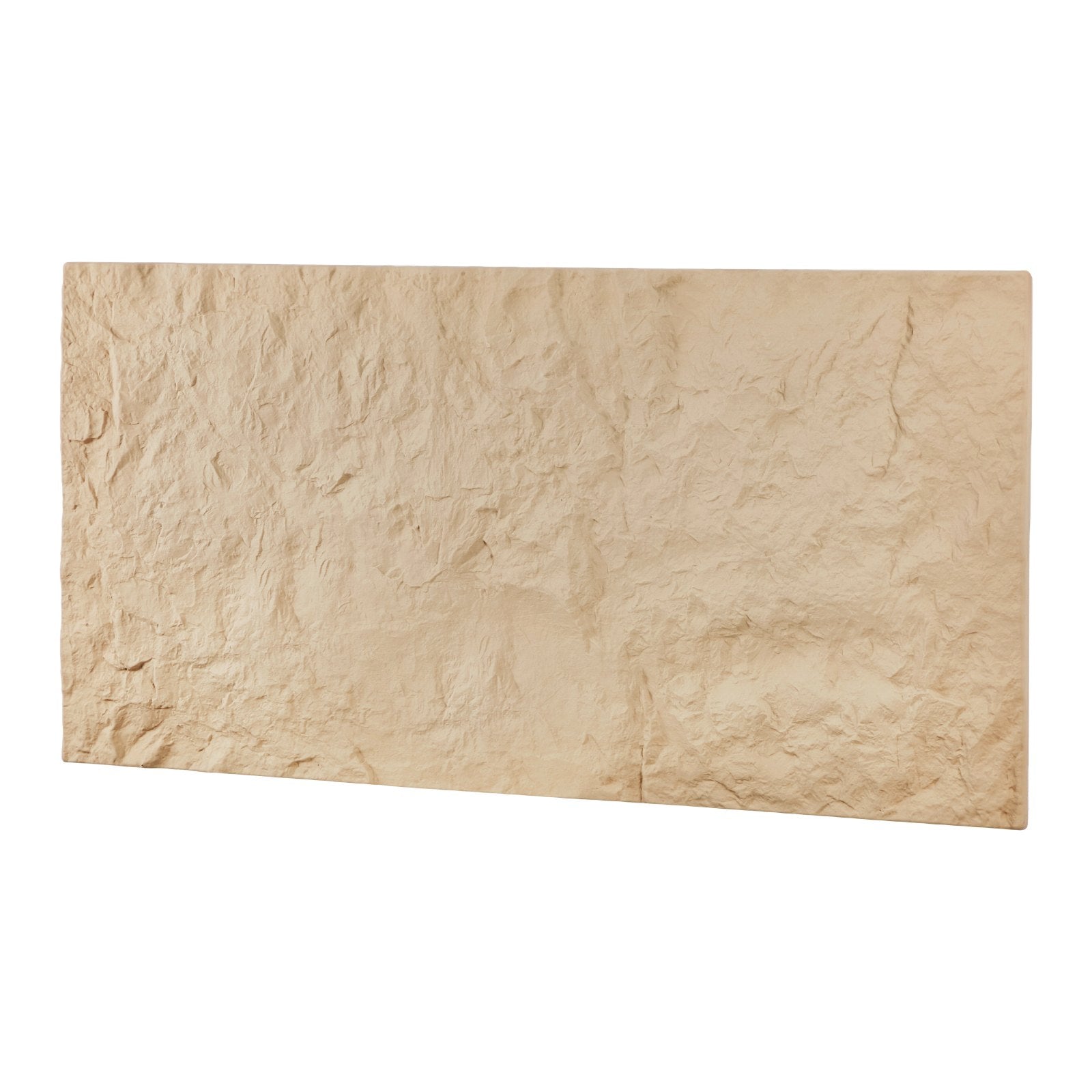 Natural Stone Imitation 3D Wall Panels, 4 Pack - 32 Sq.Ft Coverage for Interior Decor, Bedroom, Living & Gaming Room, Stone Yellow Accent Tiles