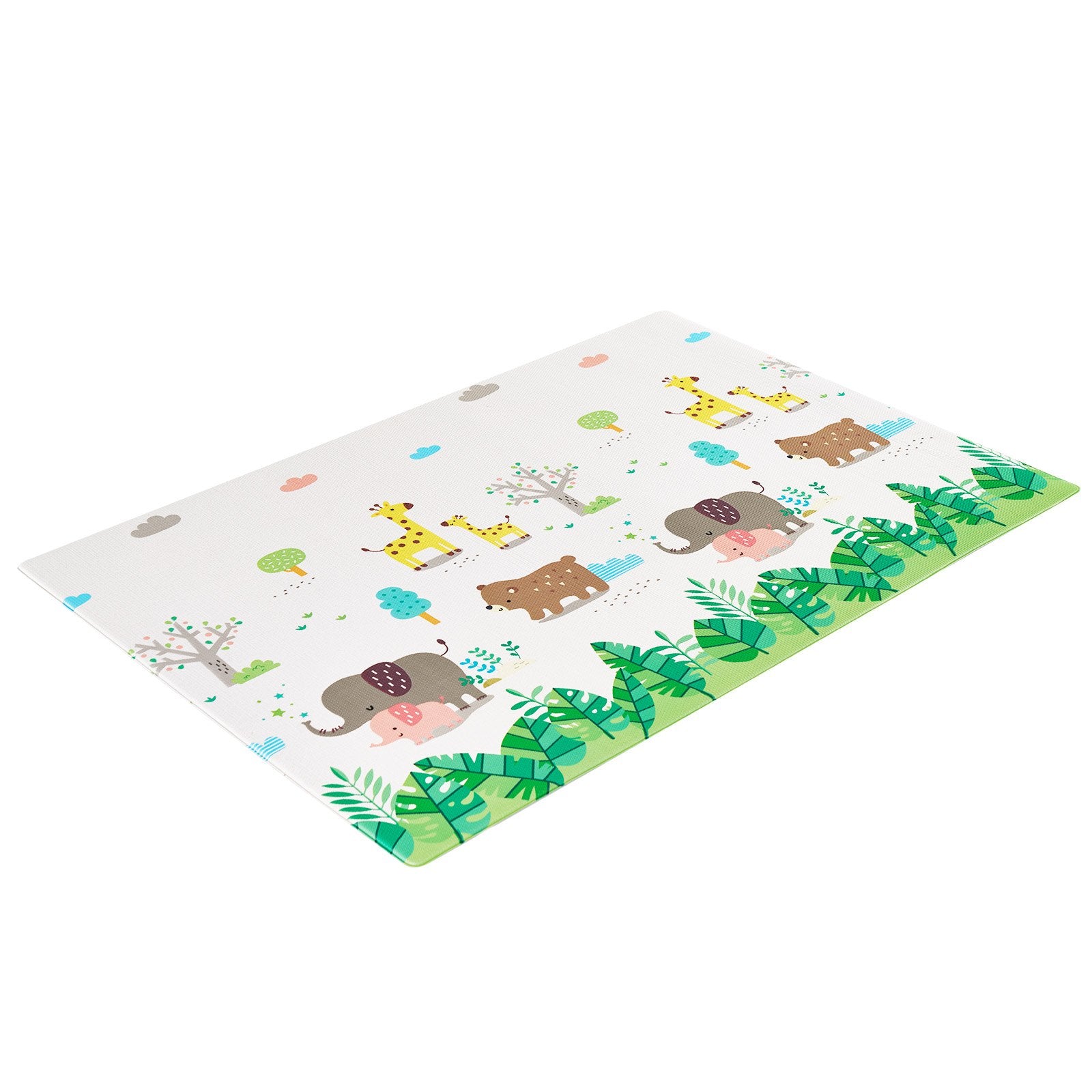 Spacious 55"x82" Reversible Baby Play Mat - Non-Slip, Cushioned, Waterproof Crawling Mat for Tummy Time & Toddler Play, Easy-Clean & Safe for Infants