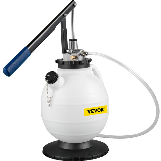 VEVOR Transmission Fluid Pump Manual ATF Refill System Dispenser, Oil and Liquid Extractors 7.5 Liter Large Capacity, Automatic Transmission Fluid Pump Tool Set with 15 Pieces ATF Filler Adapters