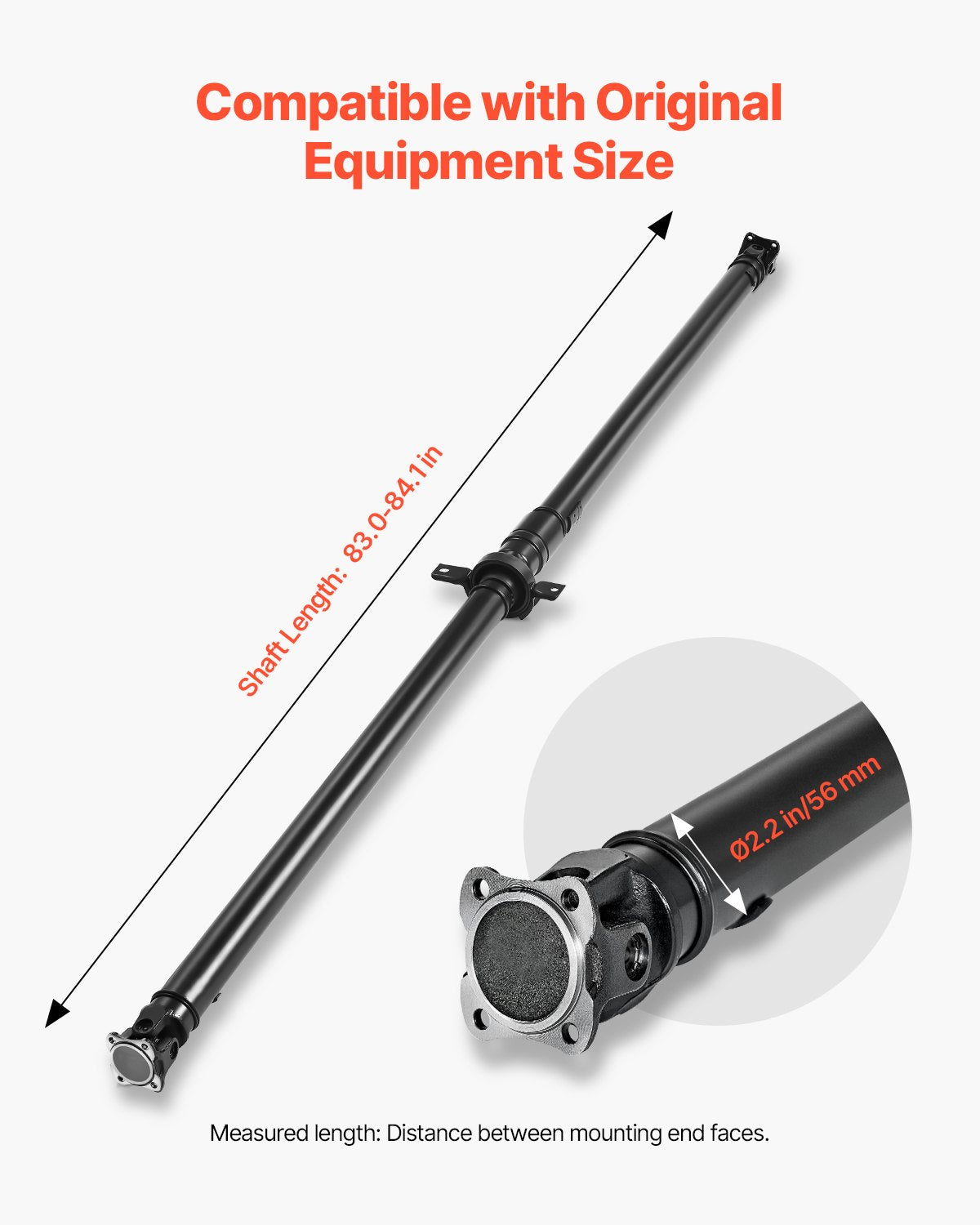 Rear Drive Shaft Assembly for 1997-2001 Honda CR-V 2.0L L4 4WD, 83.0"-84.1" Prop Shaft, OEM Replacement, Easy Install, Smooth Drive