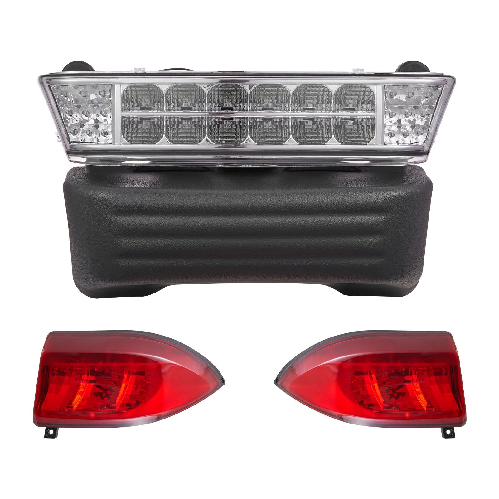 Street Legal LED Light Kit for Club Car Precedent (2004-2008) - Headlight & Taillight, Turn Signals, Horn, and ABS Housing