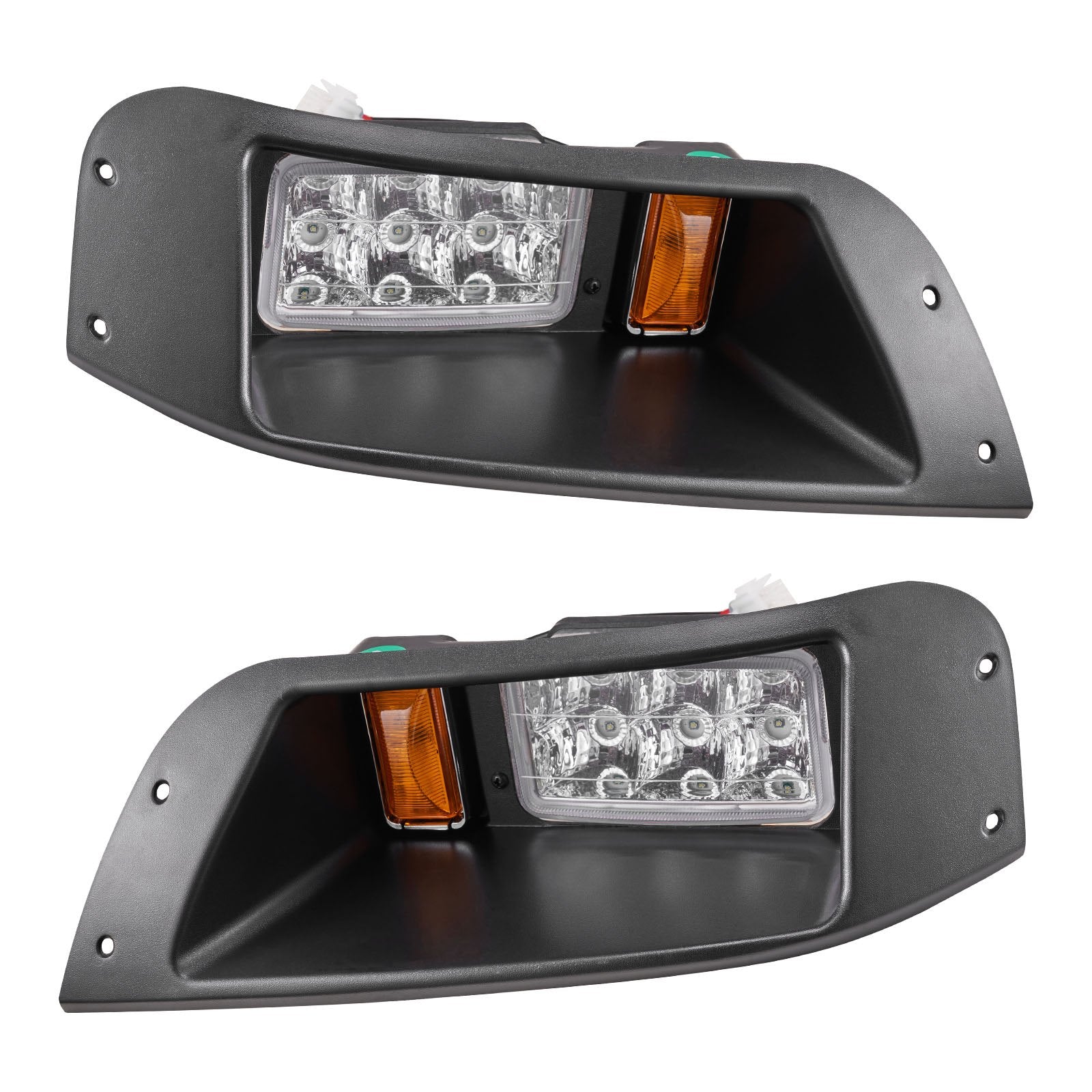 Enhanced 12V LED Light Kit for Club Car DS 1993-Up, High-Brightness, Waterproof, Easy Install, ABS Housing, Perfect for Night Golfing