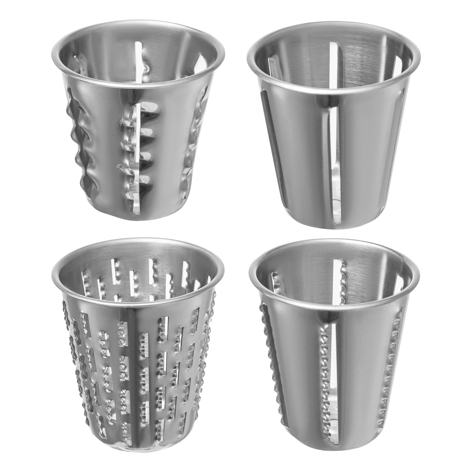 Efficient Zinc Alloy Rotary Cheese & Vegetable Grater with 5 Stainless Steel Cones, 2.5L Bowl, Non-Slip Suction, Manual Mandoline Shredder