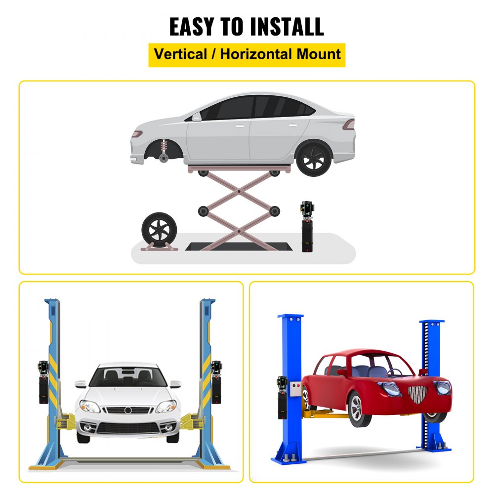 VEVOR 2.2KW Car Plastic Lift Hydraulic Power Unit 6L Hydraulic Power Pack 220V 3HP 50HZ 2750 PSI for Two and Four Post Lift Auto Hoist Car Lift