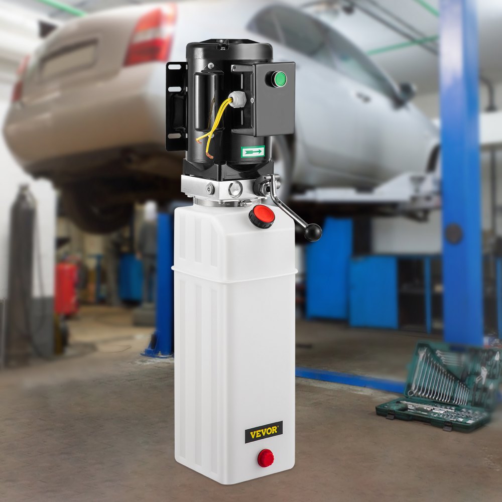 VEVOR 2.2KW Car Plastic Lift Hydraulic Power Unit 6L Hydraulic Power Pack 220V 3HP 50HZ 2750 PSI for Two and Four Post Lift Auto Hoist Car Lift