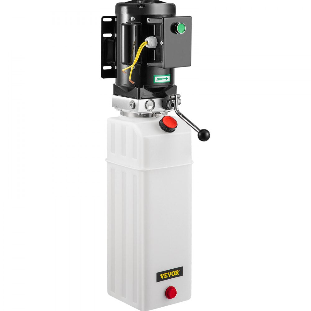 VEVOR 2.2KW Car Plastic Lift Hydraulic Power Unit 6L Hydraulic Power Pack 220V 3HP 50HZ 2750 PSI for Two and Four Post Lift Auto Hoist Car Lift
