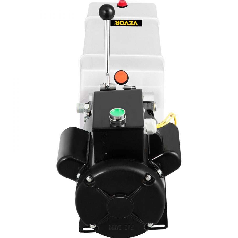 VEVOR 2.2KW Car Plastic Lift Hydraulic Power Unit 6L Hydraulic Power Pack 220V 3HP 50HZ 2750 PSI for Two and Four Post Lift Auto Hoist Car Lift