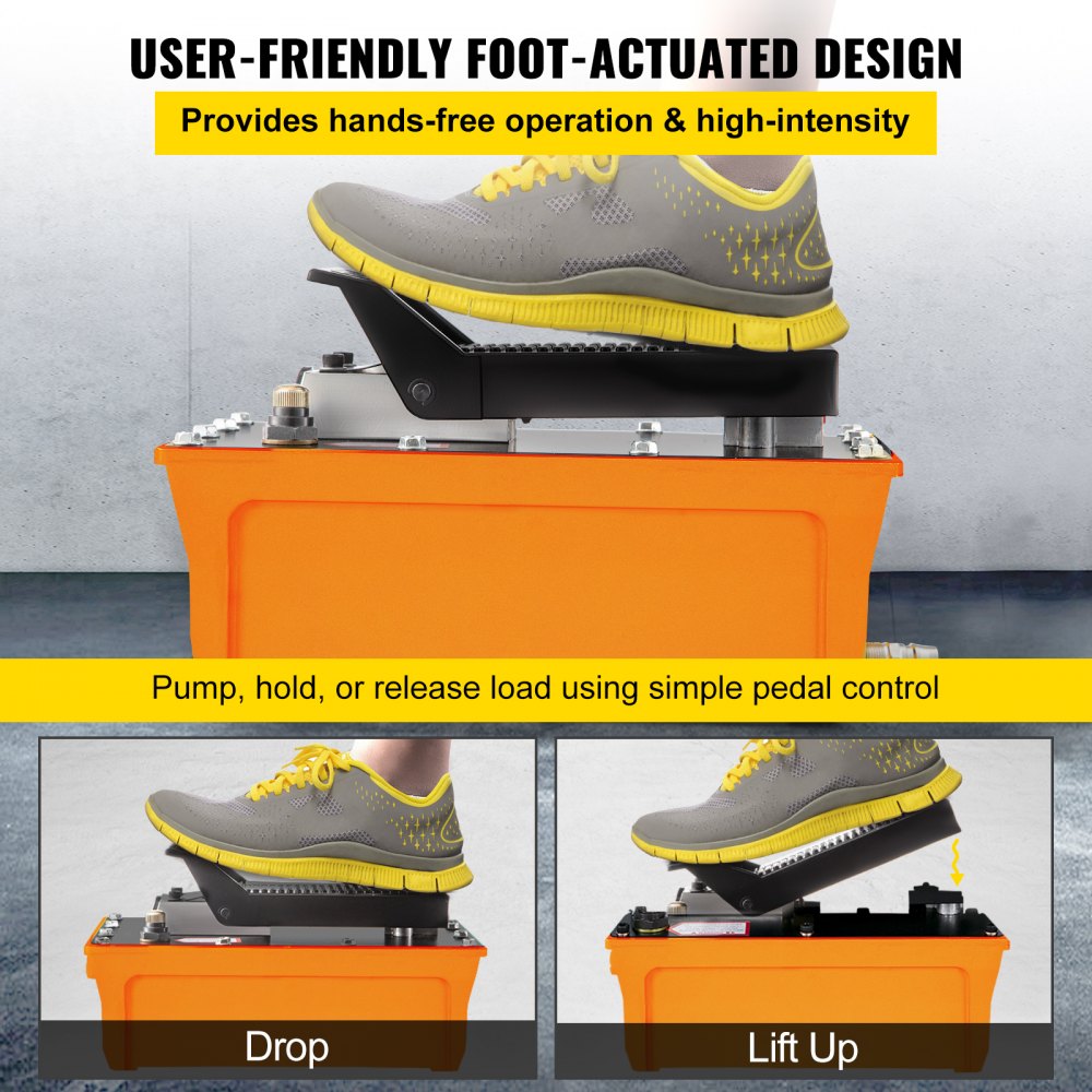 Hydraulic foot pump Hydraulic pump 700bar Air foot pump with hose