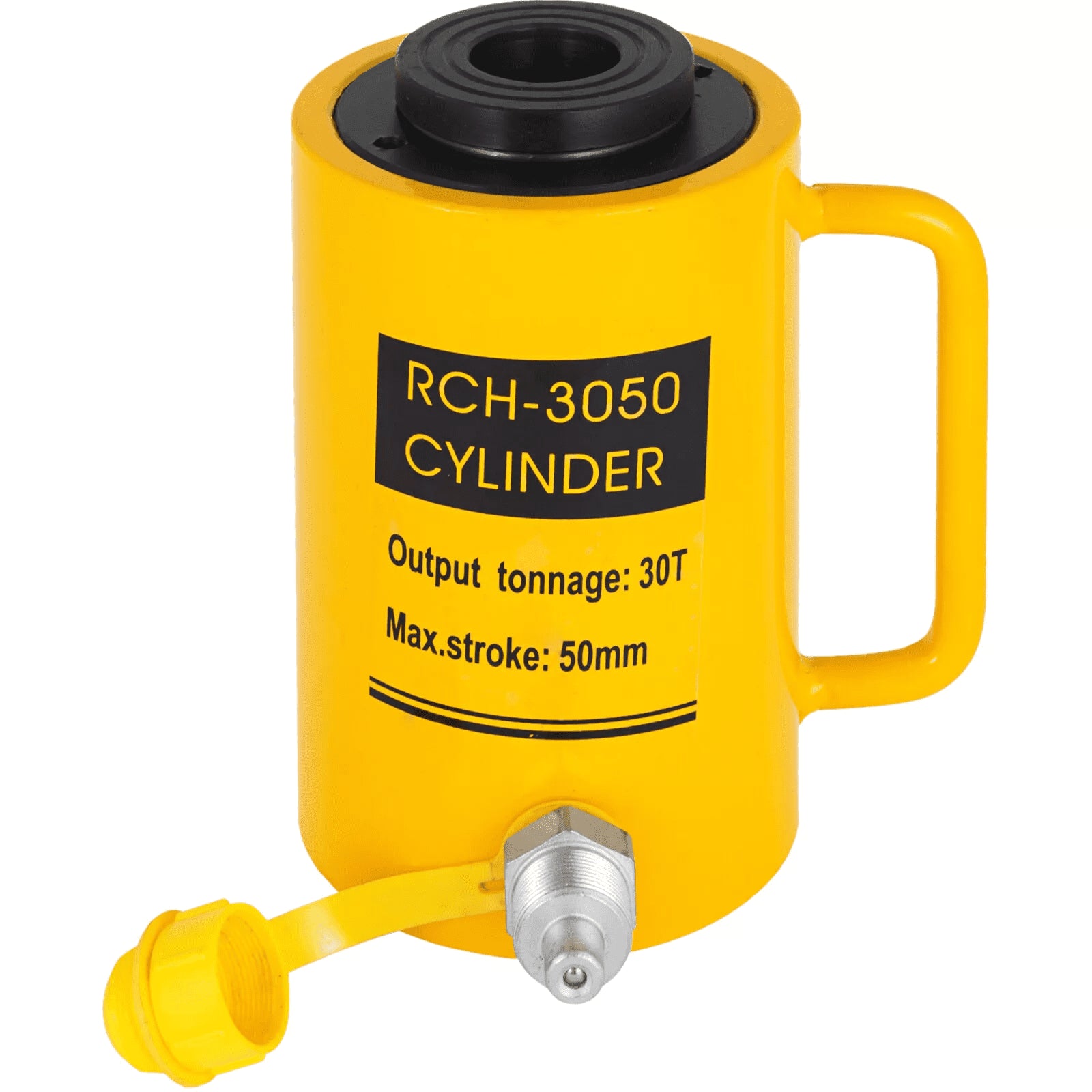 High-Capacity 30T/66000LBS Hollow Hydraulic Cylinder Jack - Versatile Lift for Car, Van, Boat, Truck, Caravan with 50mm Plunger Ram
