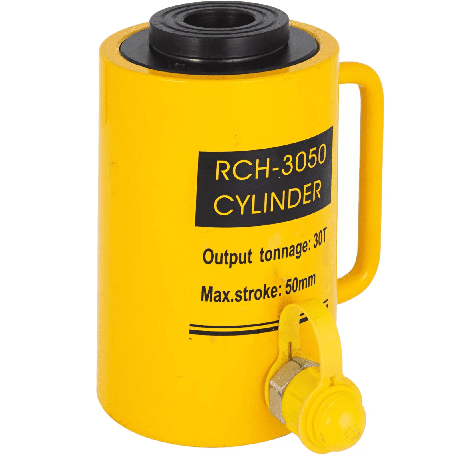 High-Capacity 30T/66000LBS Hollow Hydraulic Cylinder Jack - Versatile Lift for Car, Van, Boat, Truck, Caravan with 50mm Plunger Ram