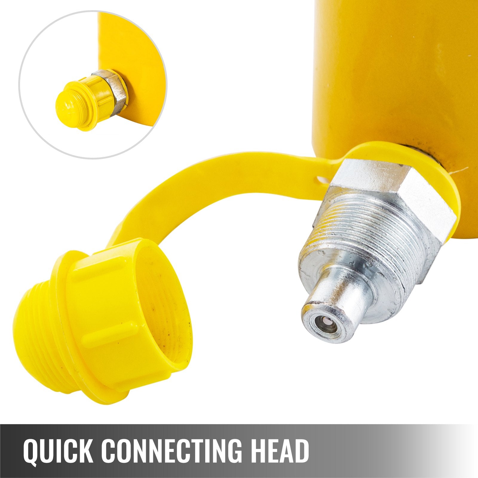 High-Capacity 30T/66000LBS Hollow Hydraulic Cylinder Jack - Versatile Lift for Car, Van, Boat, Truck, Caravan with 50mm Plunger Ram