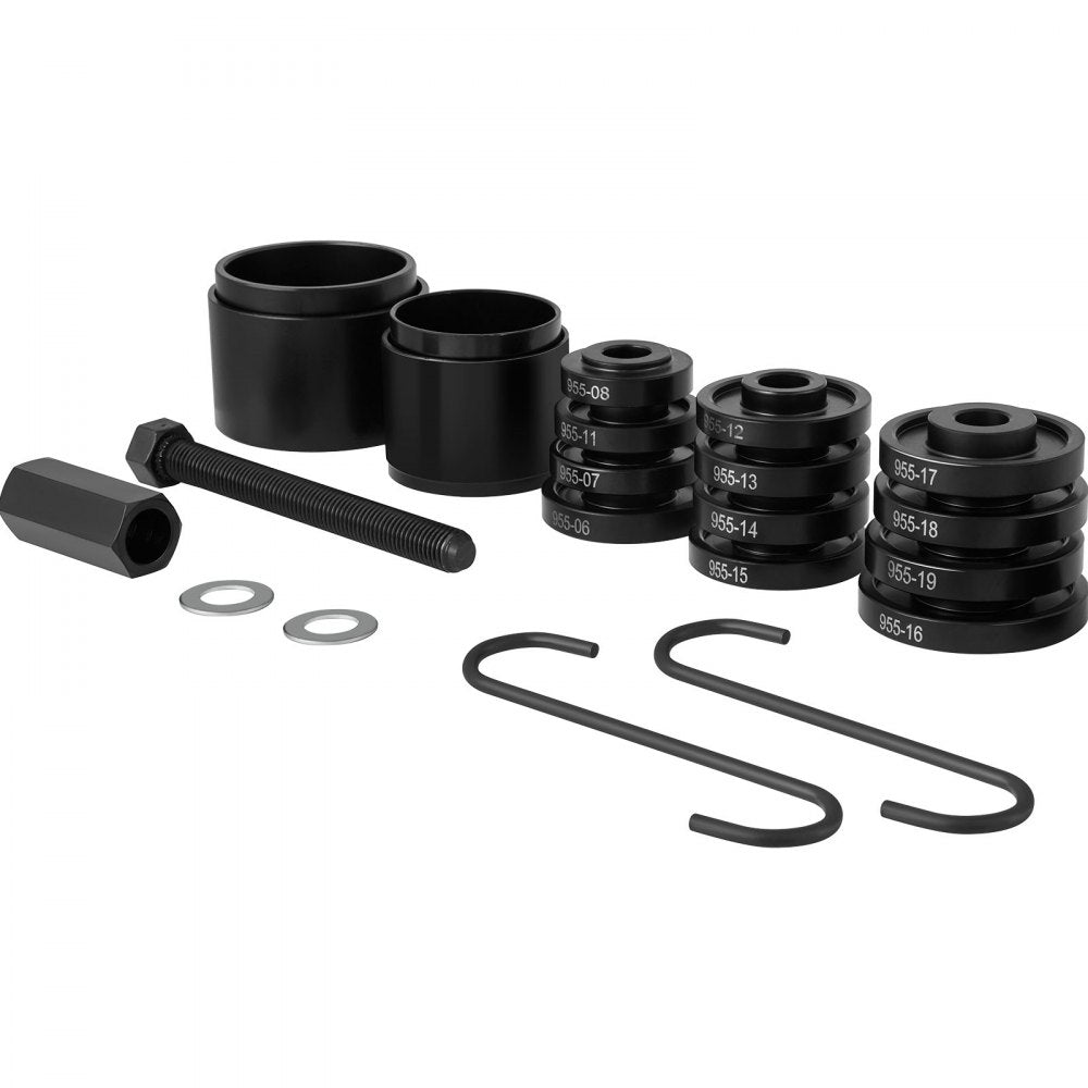 Comprehensive 25-Piece Front Wheel Bearing Adapter and Puller Kit for FWD Cars and Light Trucks - Durable 45# Steel Construction for Easy Removal and Installation