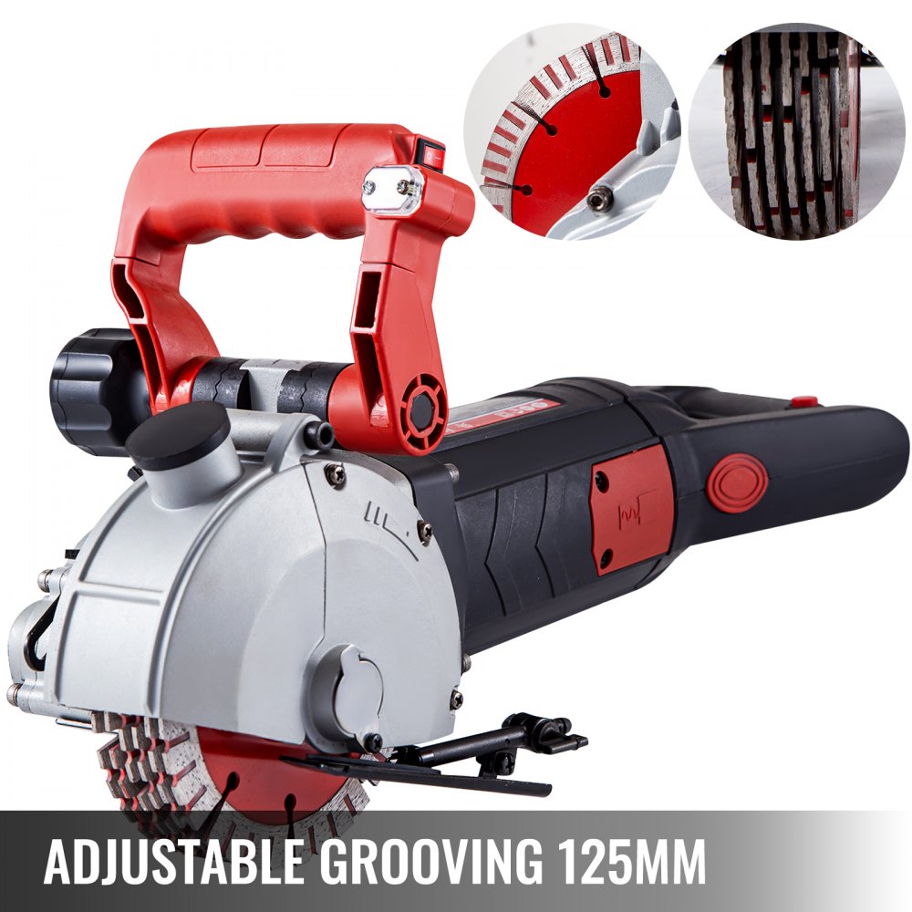 Vevor 5" Wall Chaser Slotting Machine 4000w Wall Groove Cutting Concrete Saw