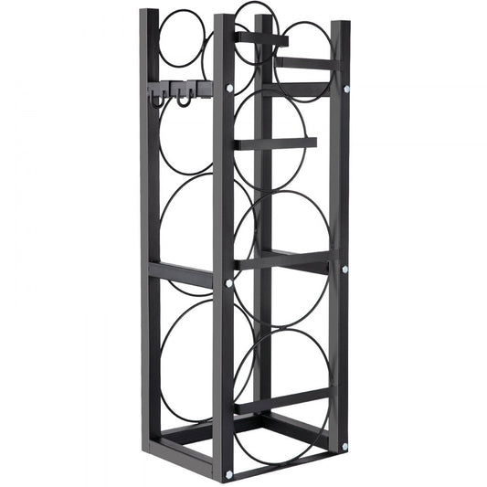 VEVOR Refrigerant Tank Rack with 2-30lb and Other 3 Saving Space Cylinder Tank Rack 889mm Refrigerant Cylinder Rack Gas Cylinder Racks and Holders for Gas Oxygen Nitrogen Storage