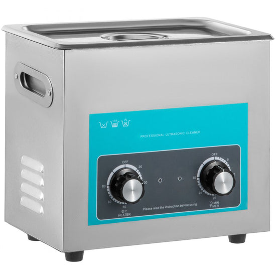 Efficient Ultrasonic Cleaner with Heating and Timer for Jewelry, Eyewear, Dentures, and Musical Instruments