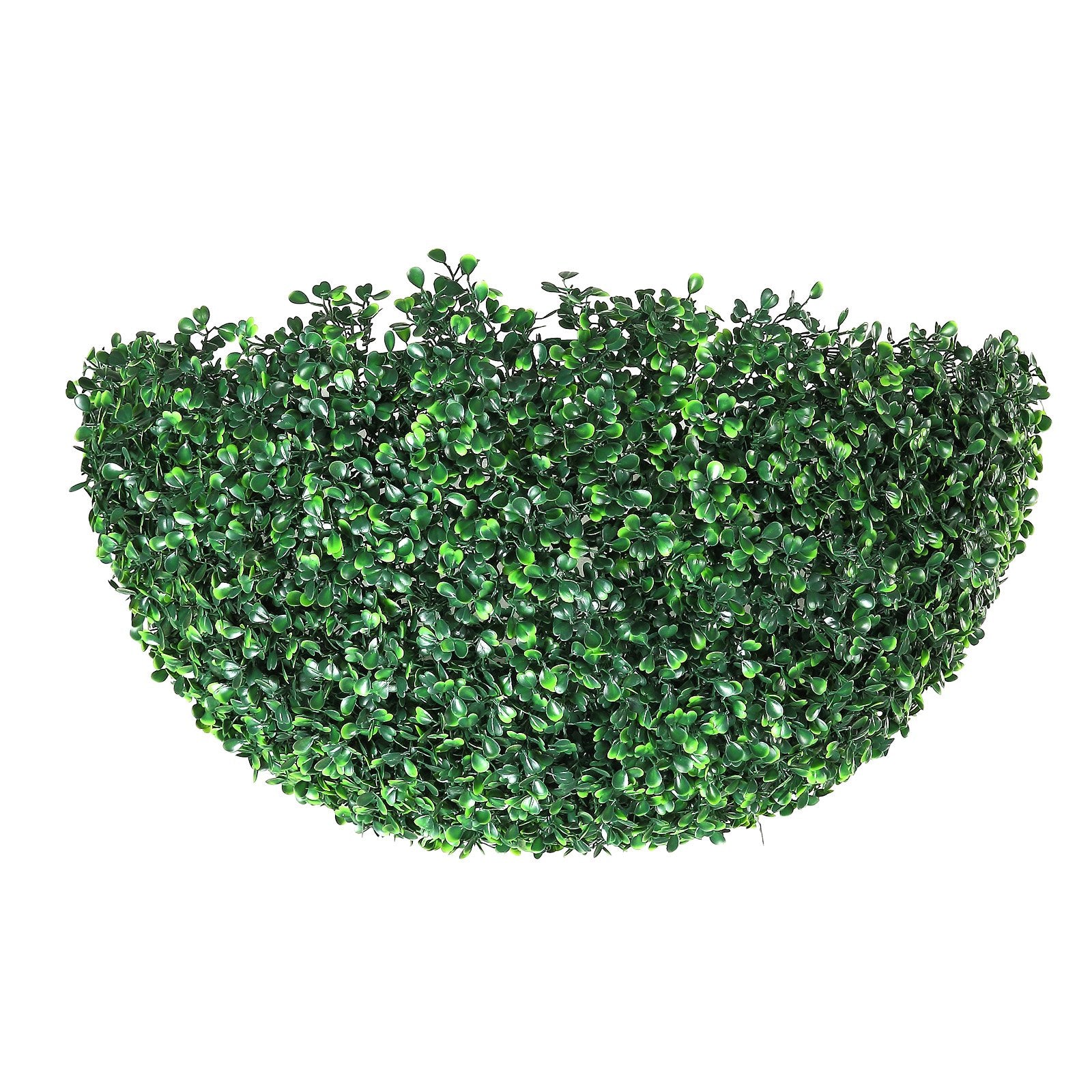 Artificial Boxwood Topiary Trees, 20" Tall (Set of 2), Lush Ball-Shaped Faux Plants for Year-Round Indoor/Outdoor Decor, Home, Garden, Weddings