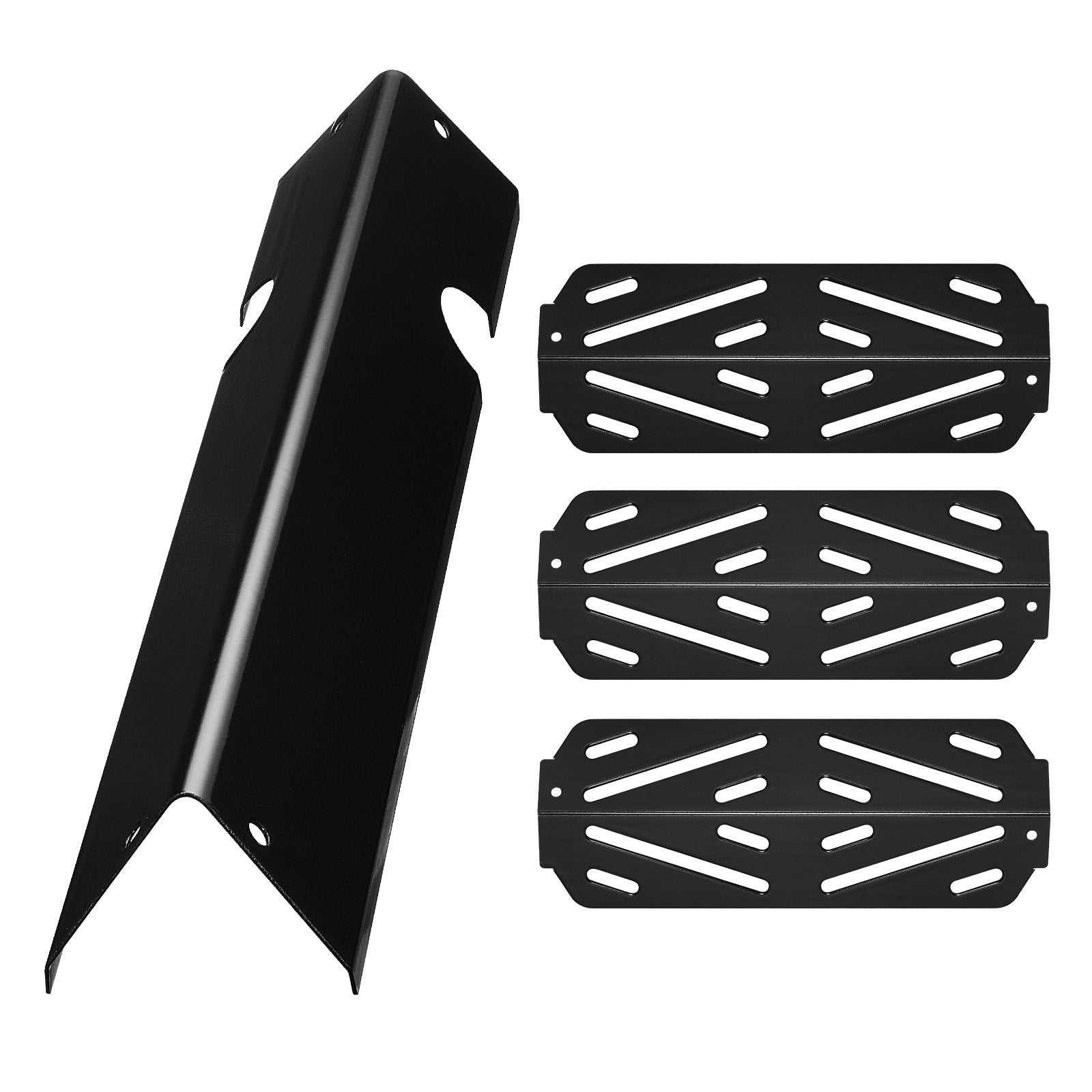 Flavorizer Bars & Heat Deflectors for Weber Genesis II Grills - Porcelain-Enameled Steel, 8 Pack, Enhance Grilling, Versatile Replacement Parts