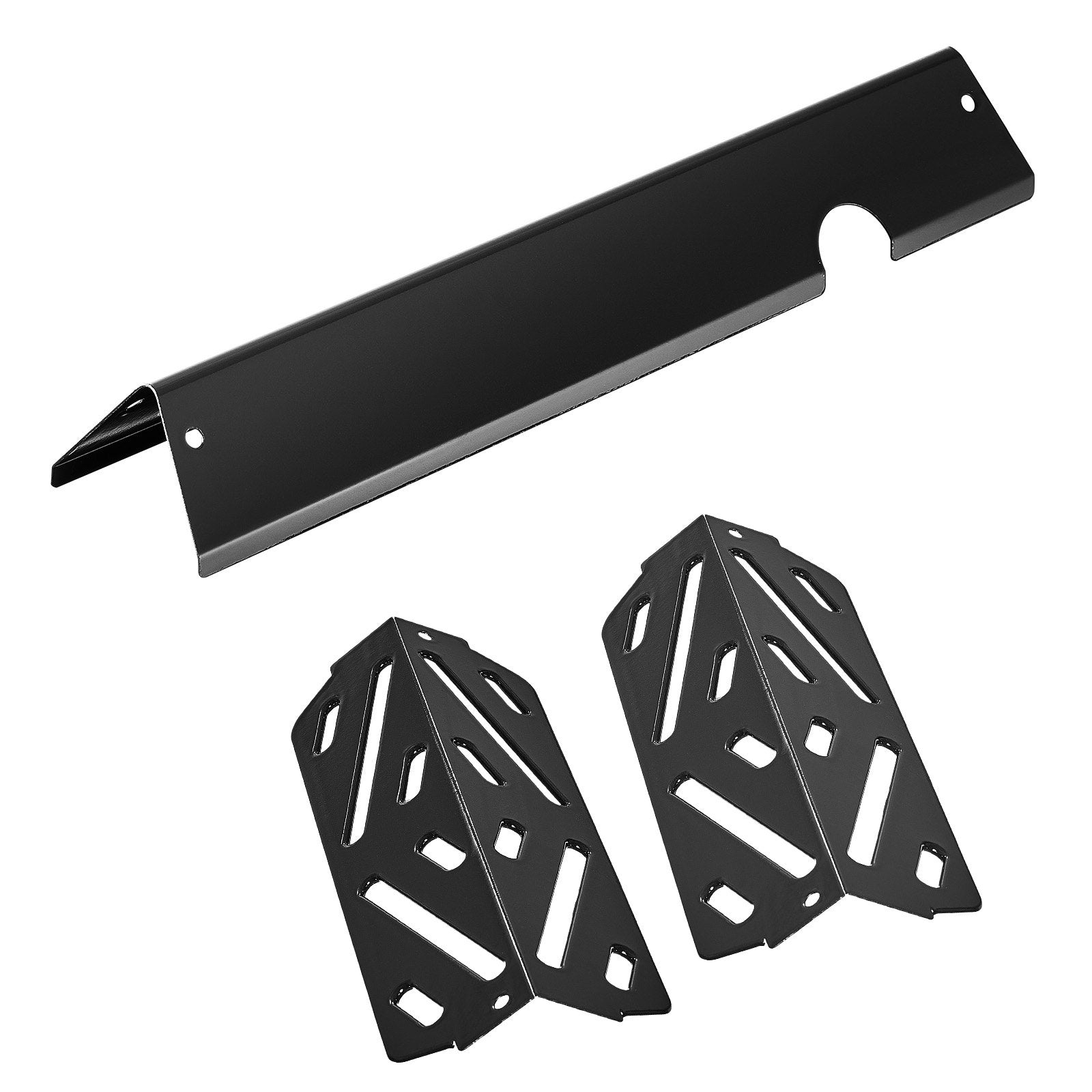 Flavorizer Bars & Heat Deflectors for Weber Genesis II Grills - Porcelain-Enameled Steel, 8 Pack, Enhance Grilling, Versatile Replacement Parts