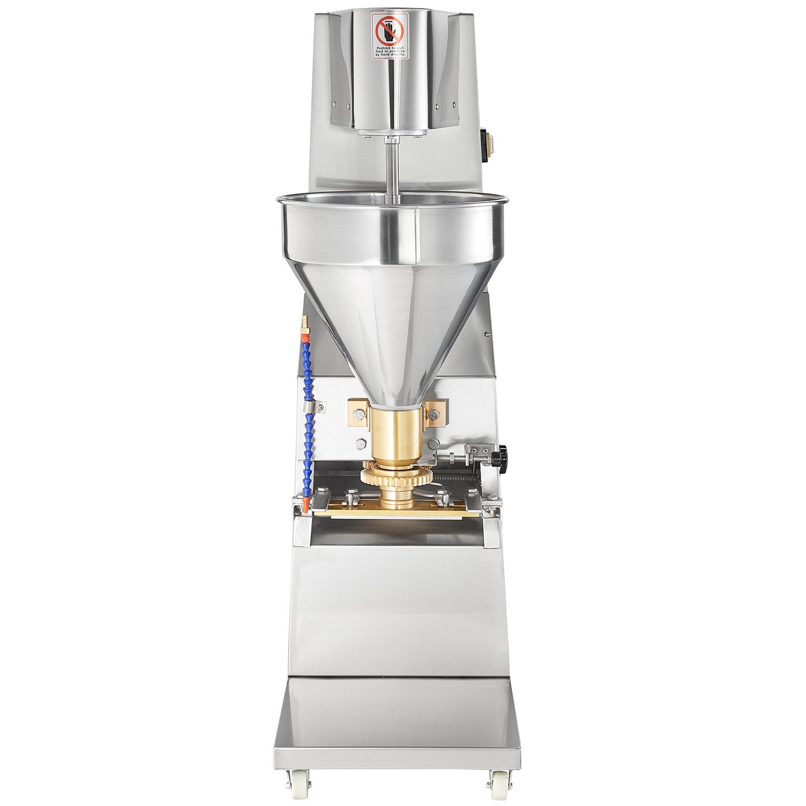 High-Efficiency 1100W Automatic Meatball Maker - Stainless Steel Electric Forming Machine for Fish, Beef, Pork, Shrimp Balls with Adjustable Sizes (18-32mm) and 280 PCs/min Output