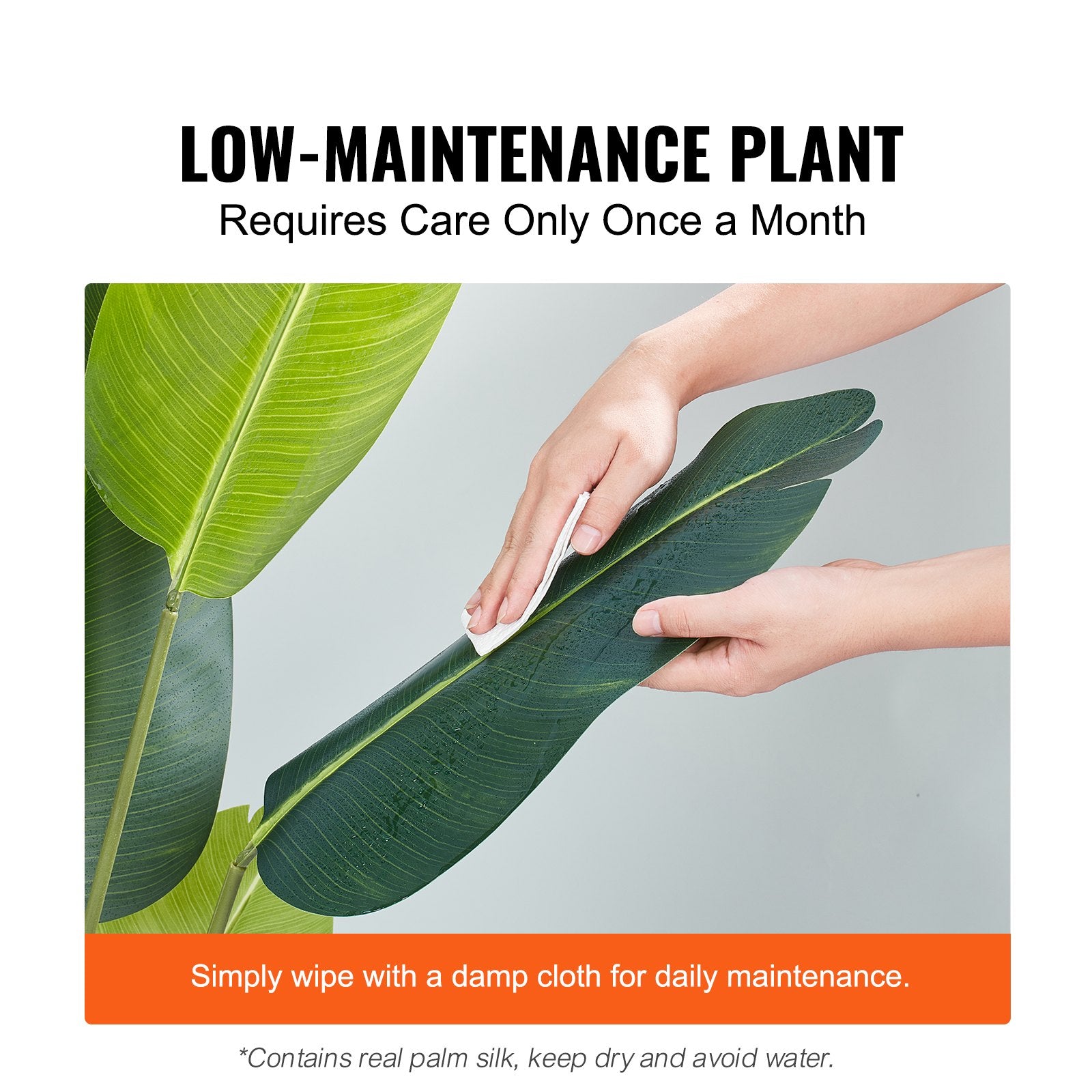 5 FT Lifelike Artificial Birds of Paradise Tree with Anti-Tip Protection, Perfect Low-Maintenance Faux Greenery for Home, Office, Indoor & Outdoor Decor