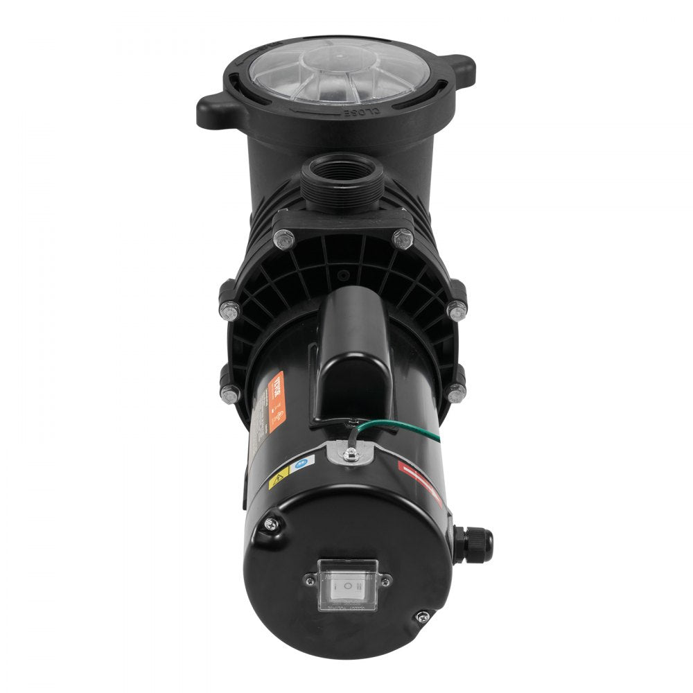 High-Efficiency 2 HP Variable Speed Pool Pump for In/Above Ground Pools with Strainer and ETL Certification, 230V 1500W, 5520 GPH Maximum Flow Rate