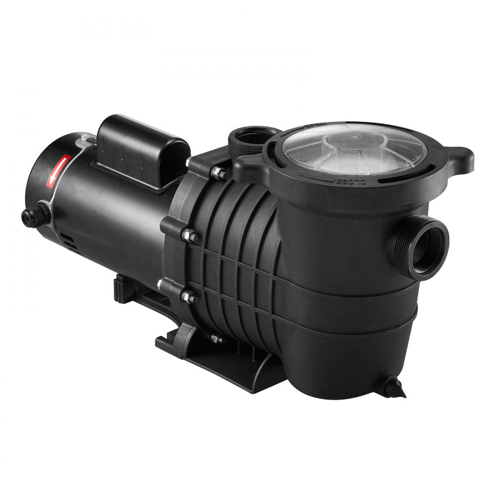 High-Efficiency 2 HP Variable Speed Pool Pump for In/Above Ground Pools with Strainer and ETL Certification, 230V 1500W, 5520 GPH Maximum Flow Rate