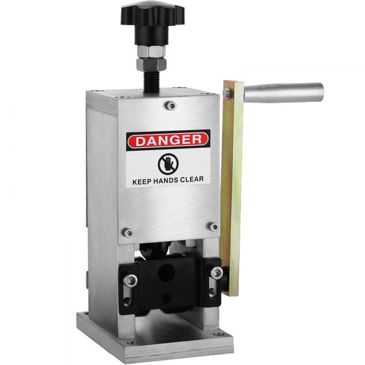 VEVOR Wire Stripping Machine Scrap Metal Recycle Tool Wire Stripping Tool 1.5-25 mm Cable Wire Stripping Machine  with 1 Cutting Blade Wire for Scrap Copper Wire Cable Stripping Cutters (2 Holes)