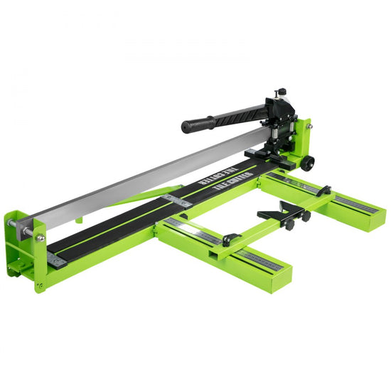 Precision Manual Tile Cutter with Laser Guide and Spare Wheels - 31.5 Inch Capacity for Ceramic and Porcelain Tiles