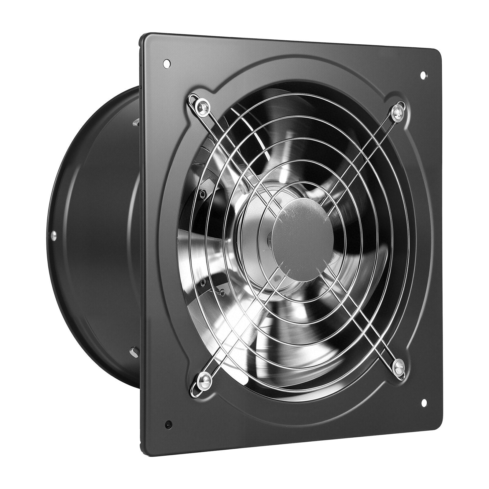 10" High Velocity Exhaust Fan, 988 CFM Wall Mount Ventilator with On/Off Control for Attic, Garage, Kitchen, Basement Ventilation