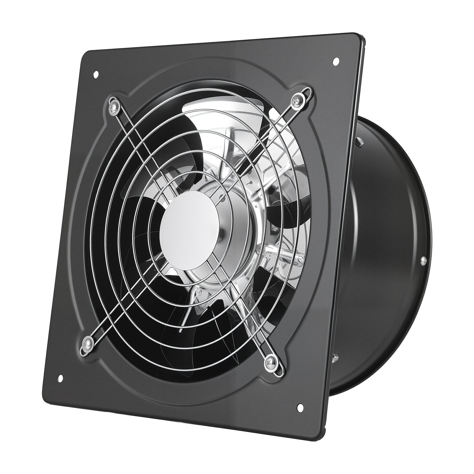 10" High Velocity Exhaust Fan, 988 CFM Wall Mount Ventilator with On/Off Control for Attic, Garage, Kitchen, Basement Ventilation
