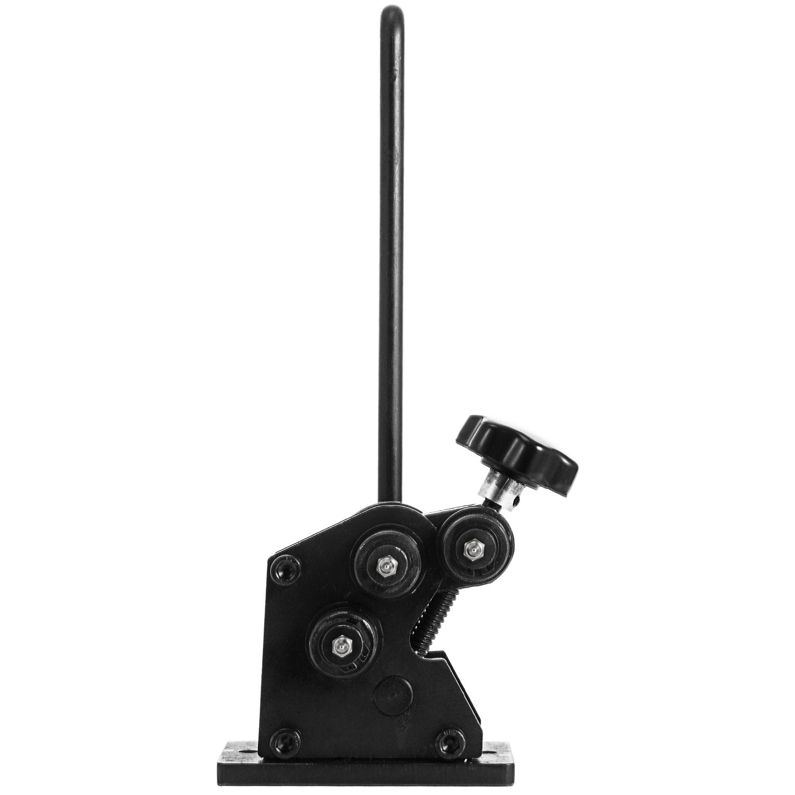 Manual Steel Ring Bender 13.5" - Portable Hand Crank with Single Pinch for 3" & Larger Rings, Heat-Treated Hardened Surface, Easy Install