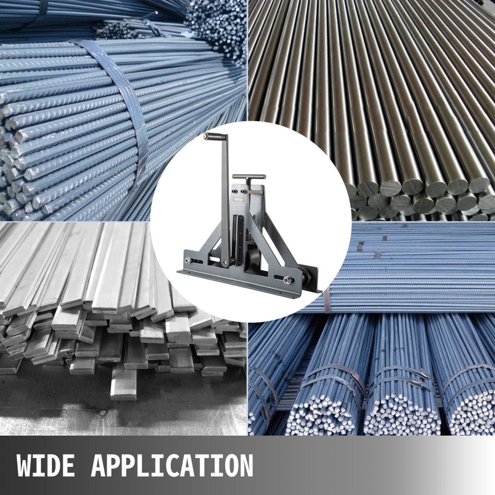 Manual Tube Bender for 1-1/2" Square and Rectangular Tubing, 14 Gauge Capacity, Ideal for Bending Mild Steel, Copper, and Aluminum