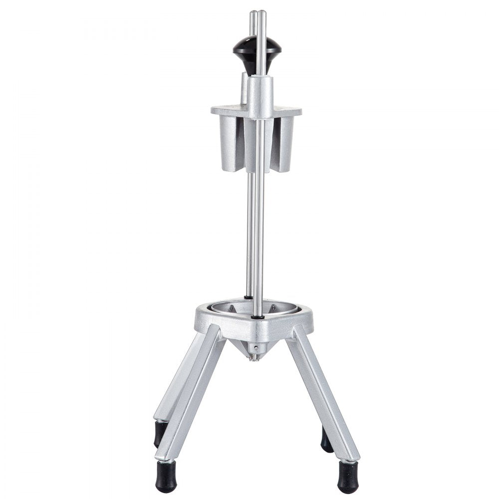 VEVOR 4-Section Commercial Easy Wedger Stainless Steel Blade Fruit Lime Slicer, Lemon Cutter for Home Bar Restaurant, Sliver