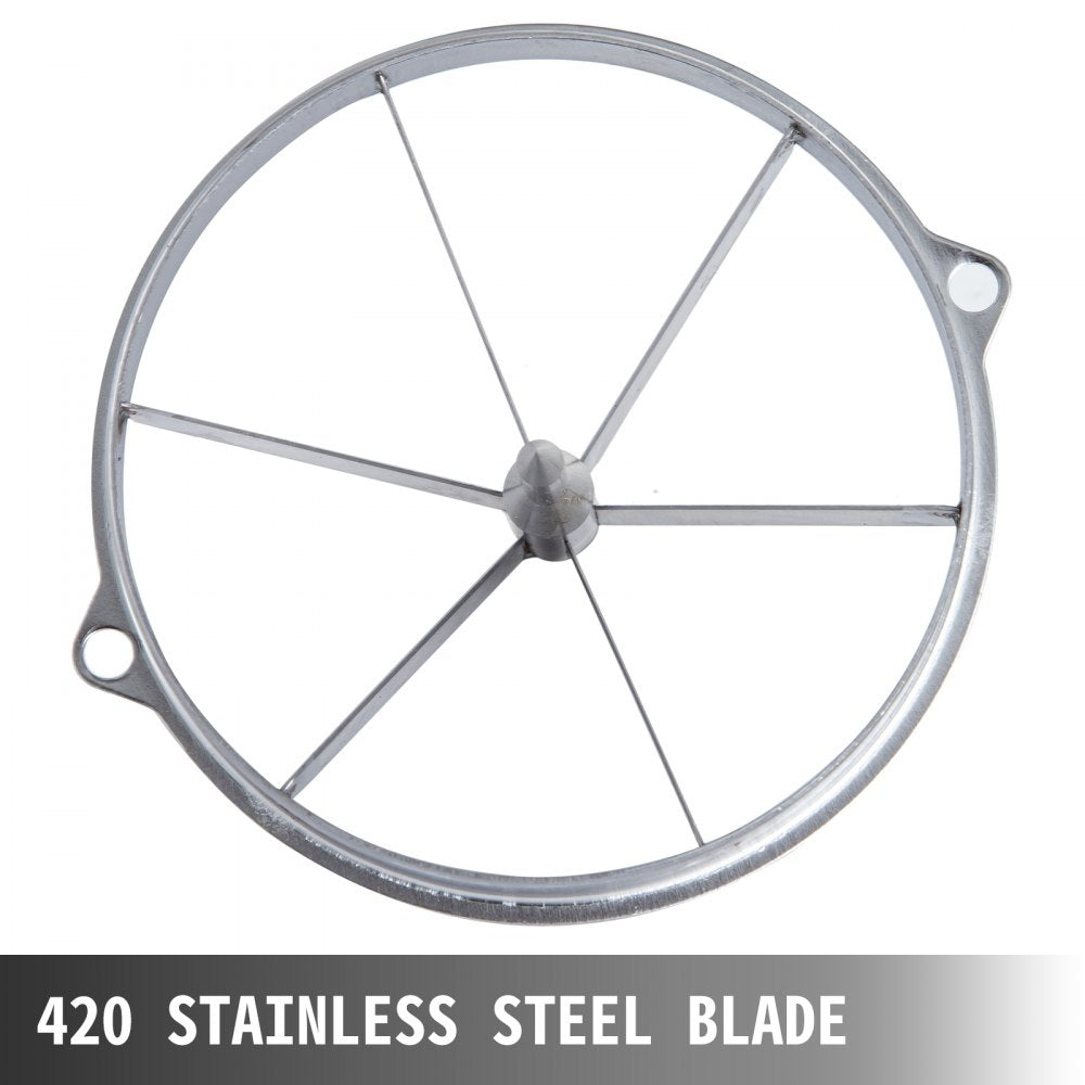 Heavy-Duty 6-Wedge Fruit and Citrus Slicer for Home and Commercial Use