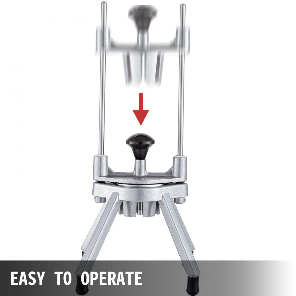 Heavy-Duty 6-Wedge Fruit and Citrus Slicer for Home and Commercial Use