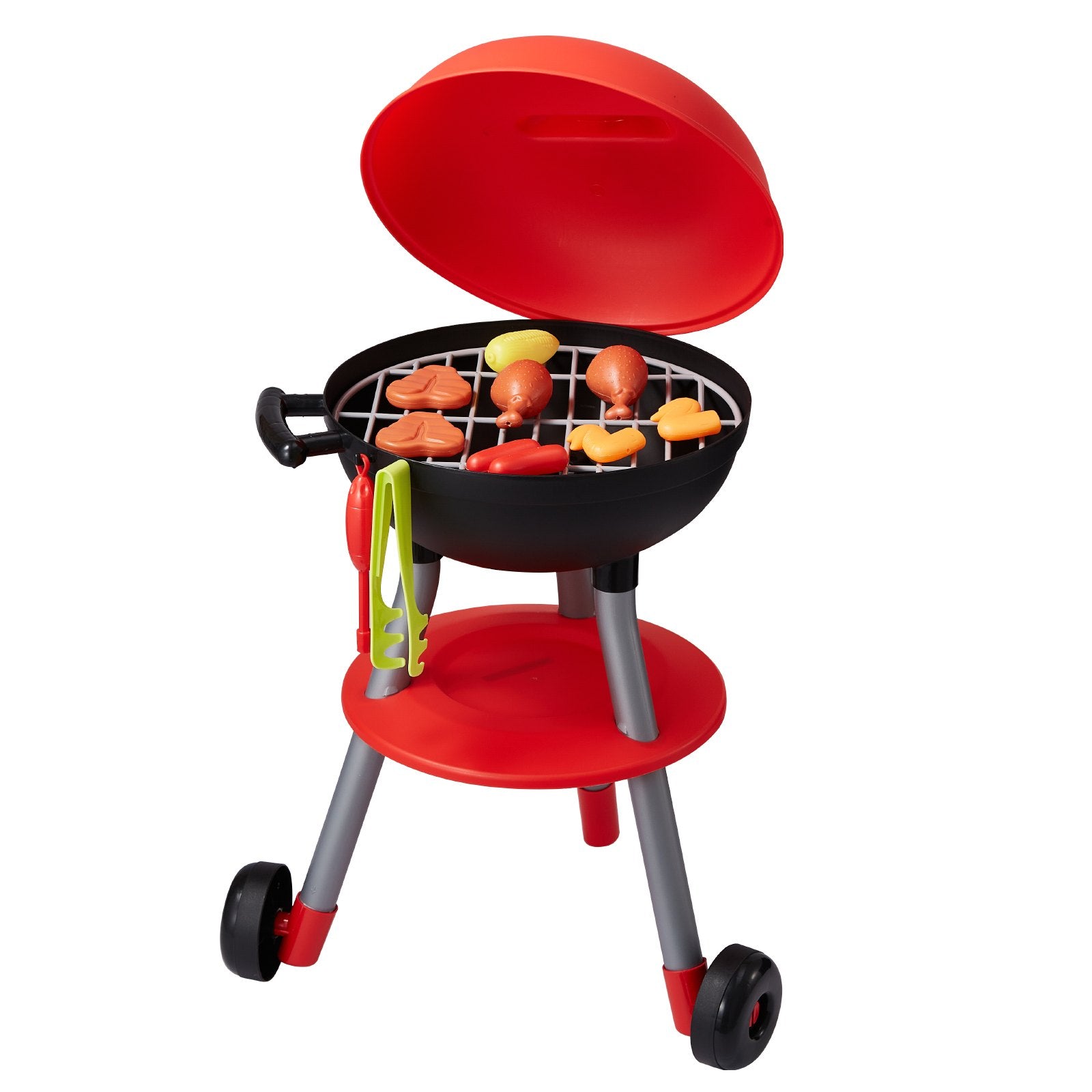 28 PCS BBQ Grill Playset for Kids with Lights & Sounds, Interactive Kitchen Toy, Perfect Cooking Set for Toddlers Ages 3-8, Ideal Birthday Gift