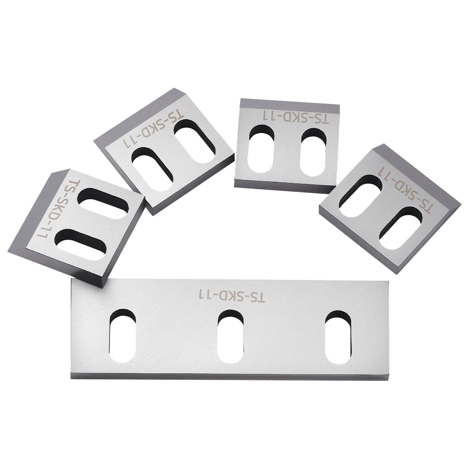 Alloy Steel Shredder Blades Kit with 9 Rotating & 2 Fixed High-Hardness SKD-11 Blades for Model 180 Plastic Grinder, Ideal for ABS, PP, PVC & Nylon