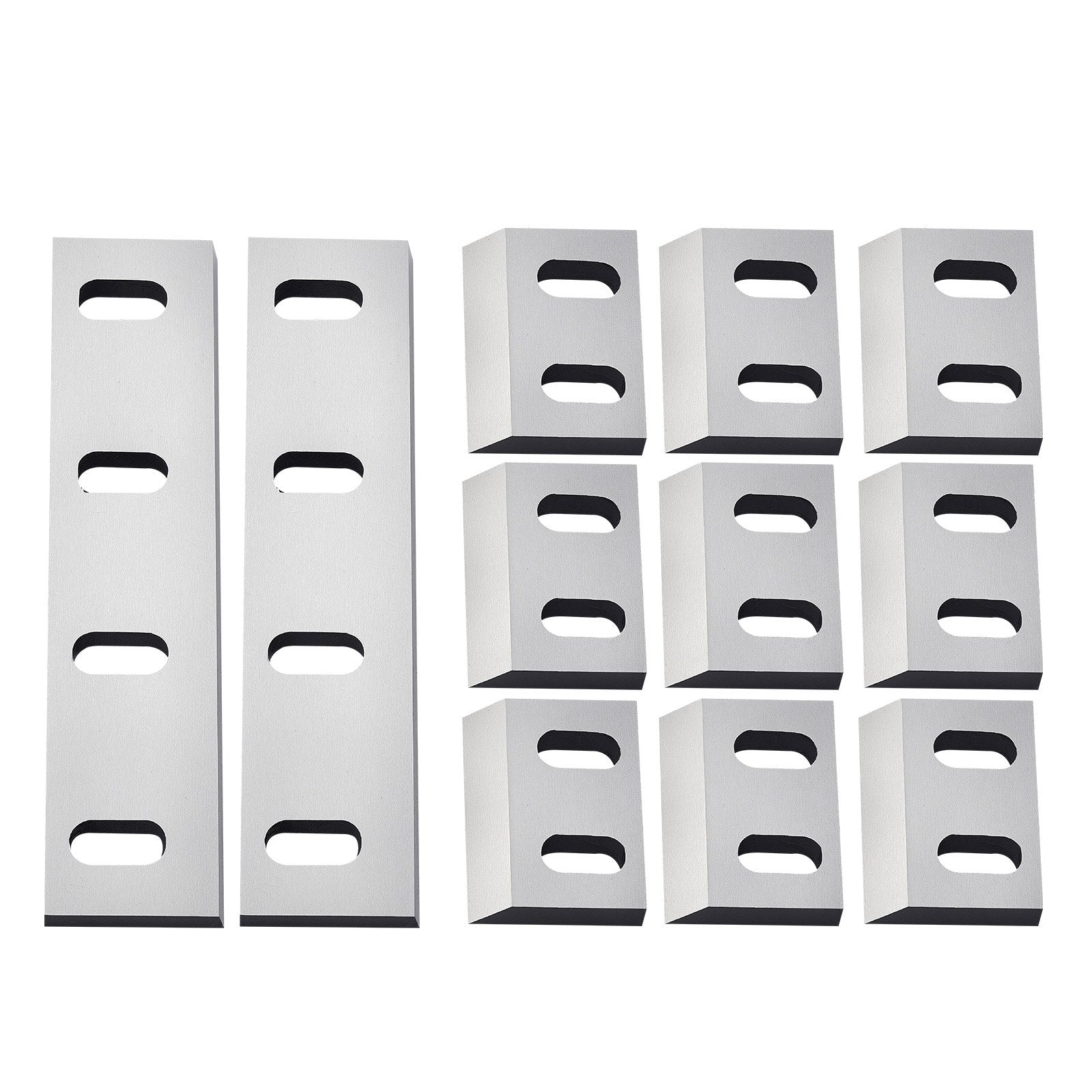Alloy Steel Shredder Blade Kit for Model 300 Plastic Grinder - High-Hardness SKD-11, 9 Rotating, 2 Fixed Blades for ABS, PP, PVC, Nylon