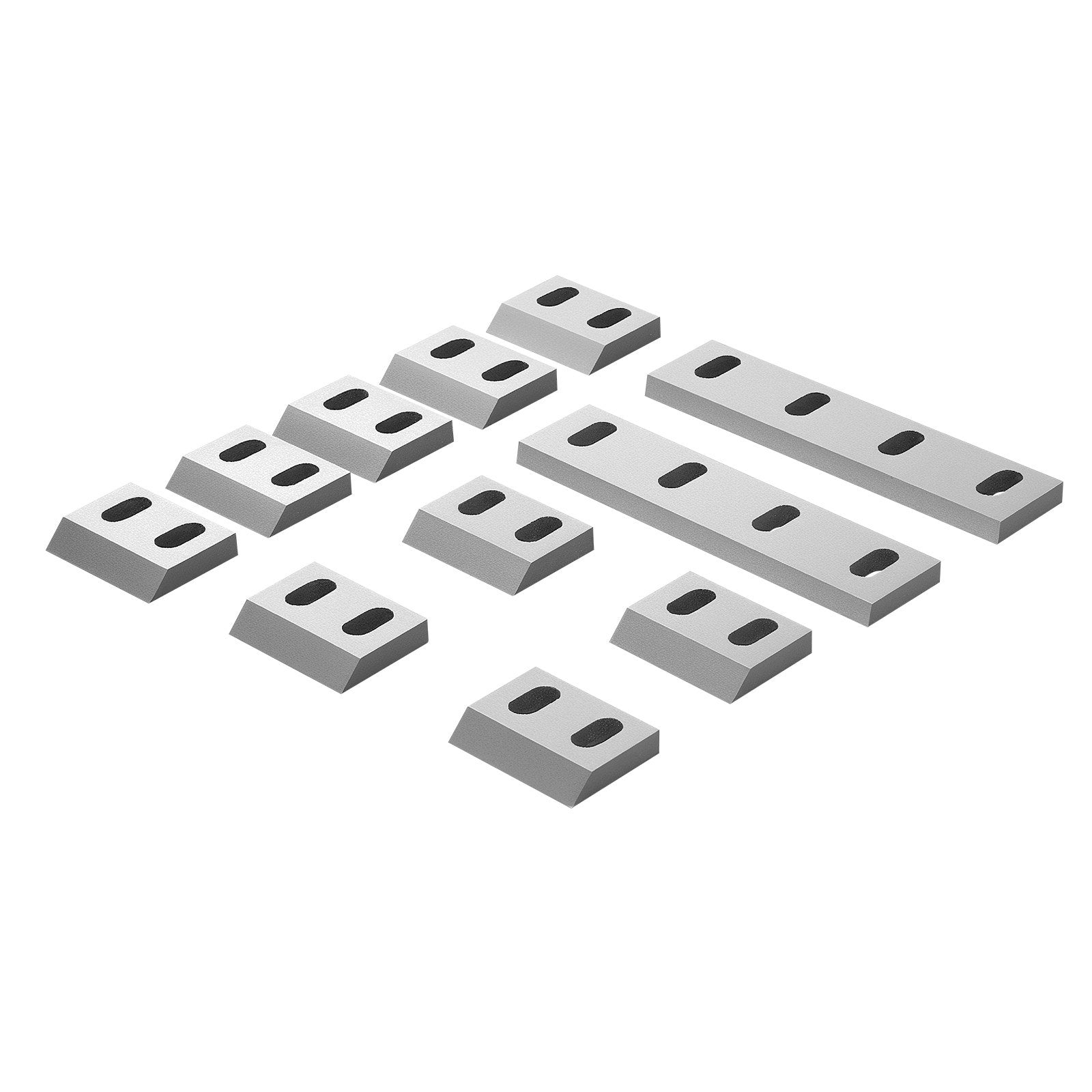 Alloy Steel Shredder Blade Kit for Model 300 Plastic Grinder - High-Hardness SKD-11, 9 Rotating, 2 Fixed Blades for ABS, PP, PVC, Nylon