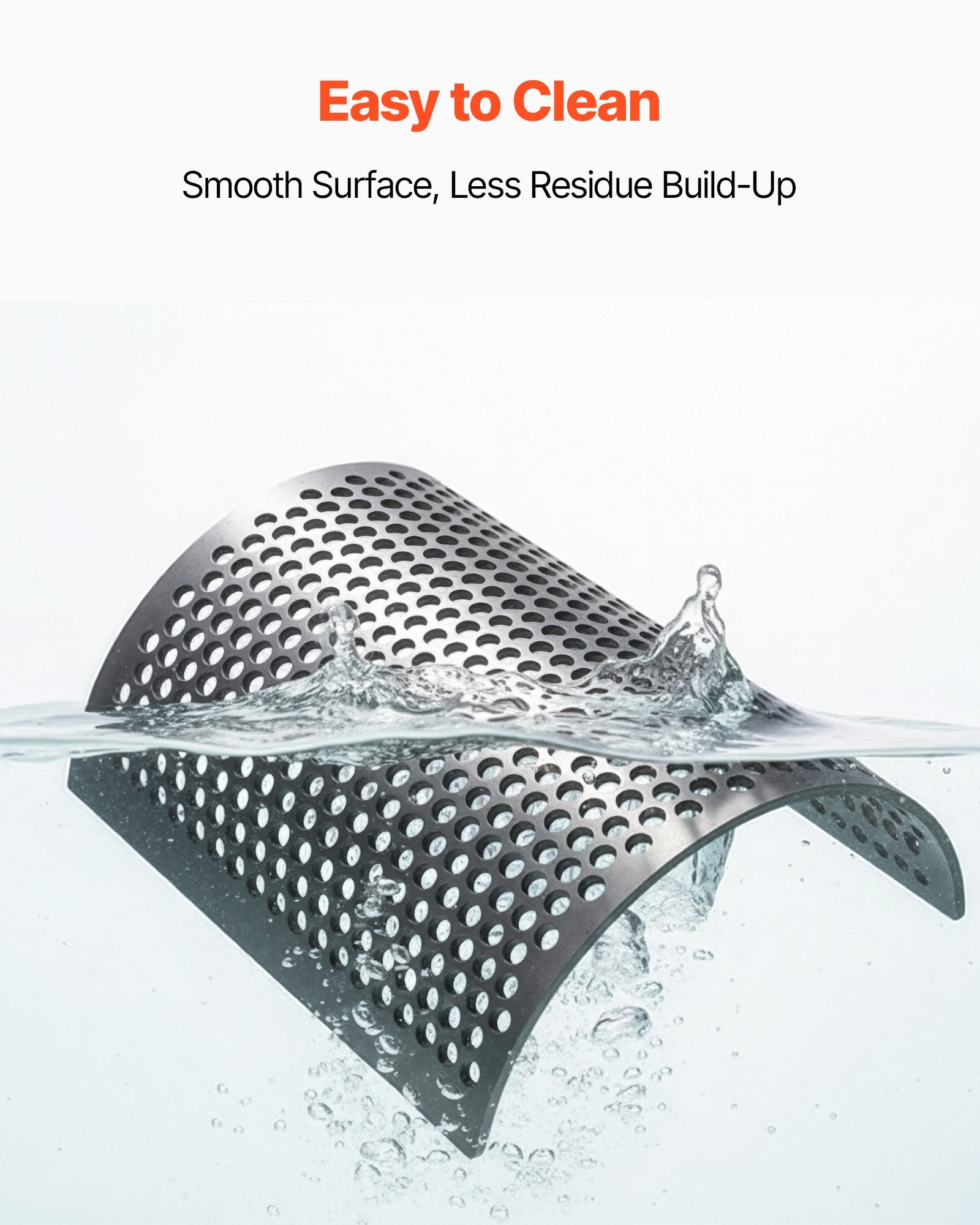 Durable Steel Screen Mesh for Model 300 Plastic Shredder, 0.39 in/10 mm Aperture, High-Precision, Medium Particle Recycling, Easy to Clean