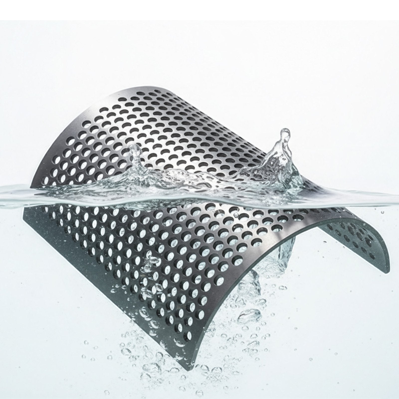 Durable Steel Screen Mesh for Model 300 Plastic Shredder, 0.39 in/10 mm Aperture, High-Precision, Medium Particle Recycling, Easy to Clean