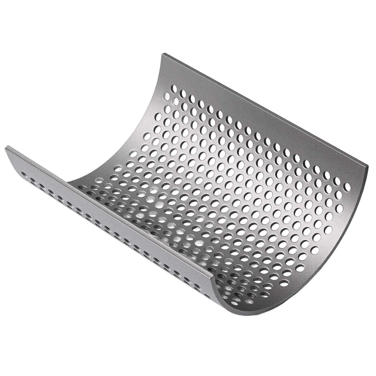 Durable Steel Screen Mesh for Model 300 Plastic Shredder, 0.39 in/10 mm Aperture, High-Precision, Medium Particle Recycling, Easy to Clean