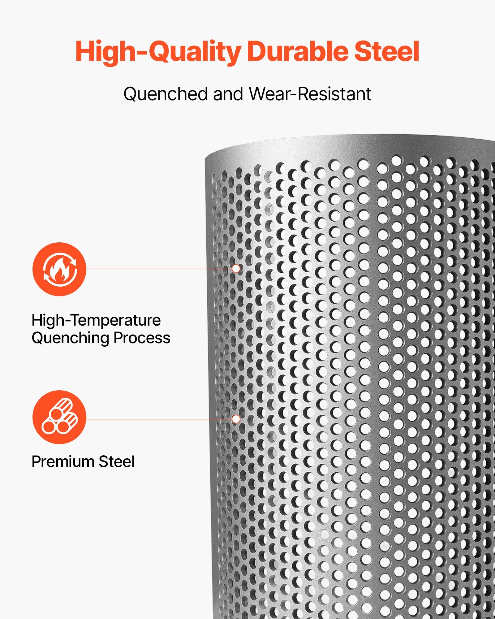 High-Precision 6mm Steel Mesh Screen for Model 250 Plastic Grinder - Durable Sieve for Micro Particle Recycling & Shredding Efficiency