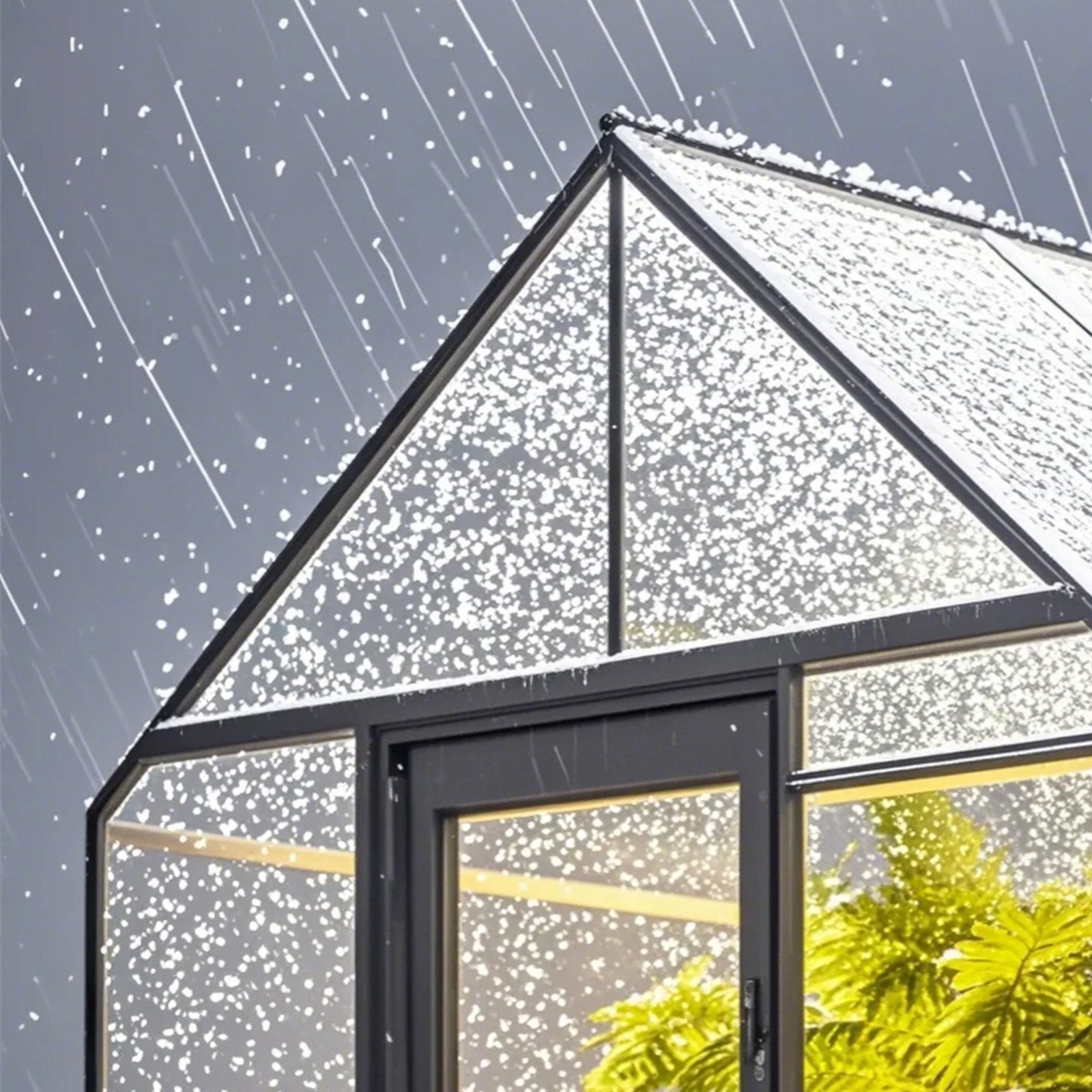 15-Pack Clear Polycarbonate Greenhouse Panels, 2' x 4', UV Protected & Waterproof, Durable Impact-Resistant Roofing Sheets for Gardens & Greenhouses