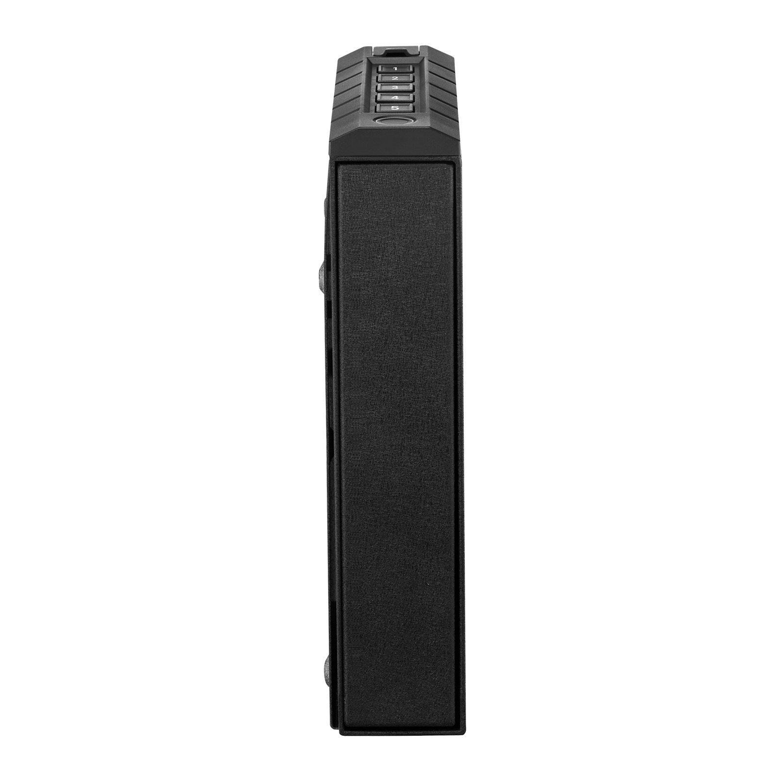 Secure Handgun Safe with Biometric Fingerprint, Keypad & Key Access - Nightstand, Car or Desk Mounted Firearm Storage Box