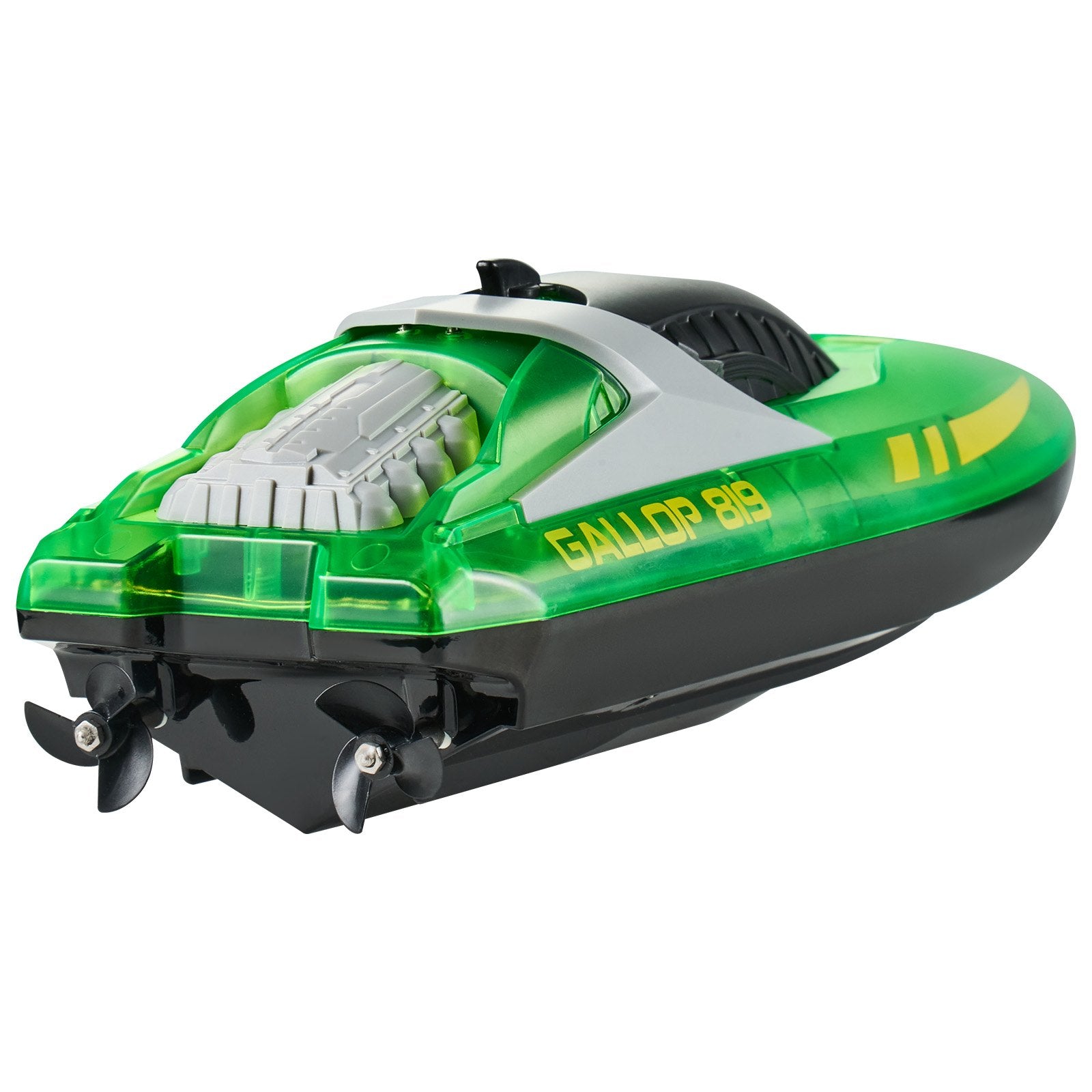 RC Racing Boat with LED Light for Pools & Lakes – 2.4GHz High-Speed 12 km/h, Waterproof, Rechargeable Batteries, Perfect Gift for All Ages
