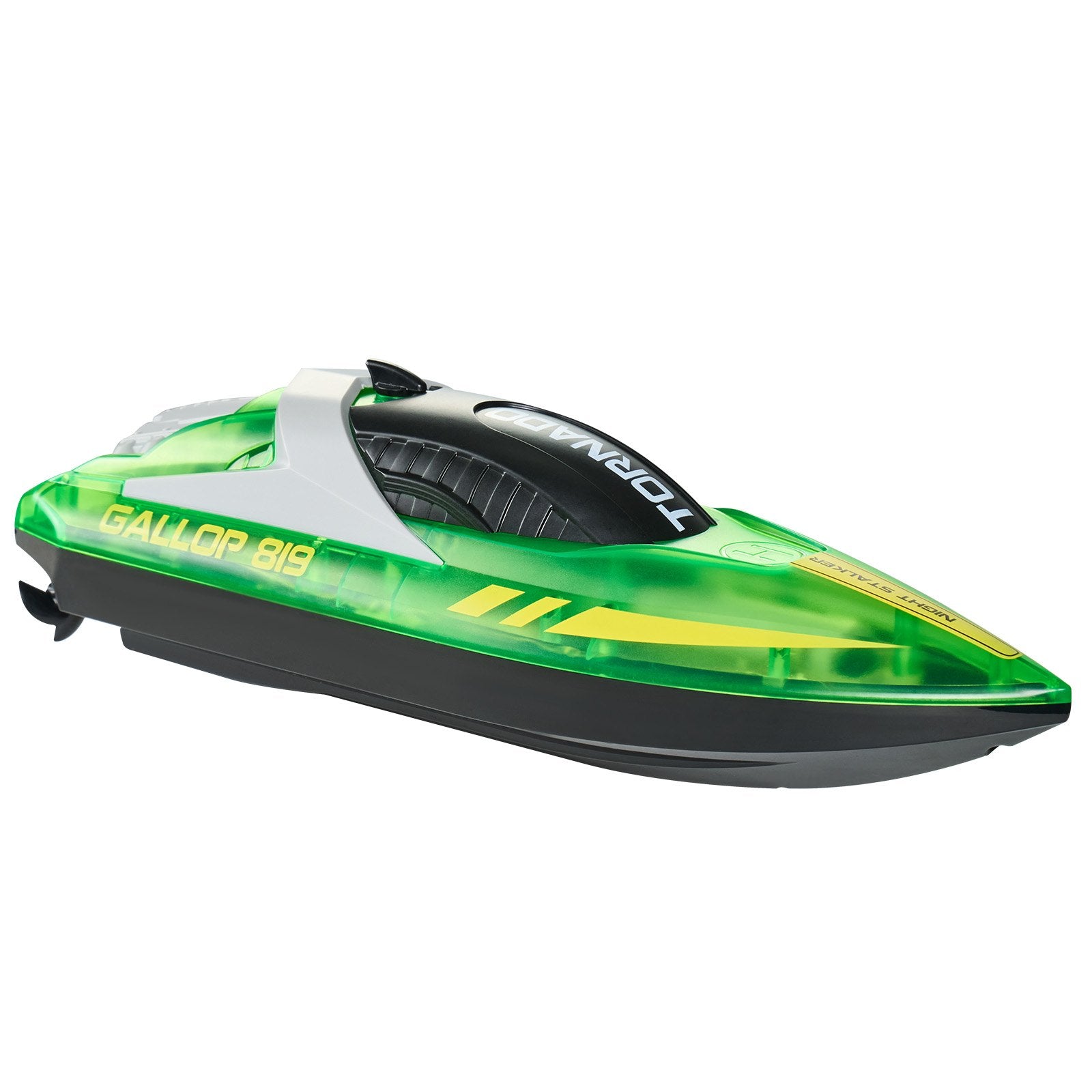 RC Racing Boat with LED Light for Pools & Lakes – 2.4GHz High-Speed 12 km/h, Waterproof, Rechargeable Batteries, Perfect Gift for All Ages