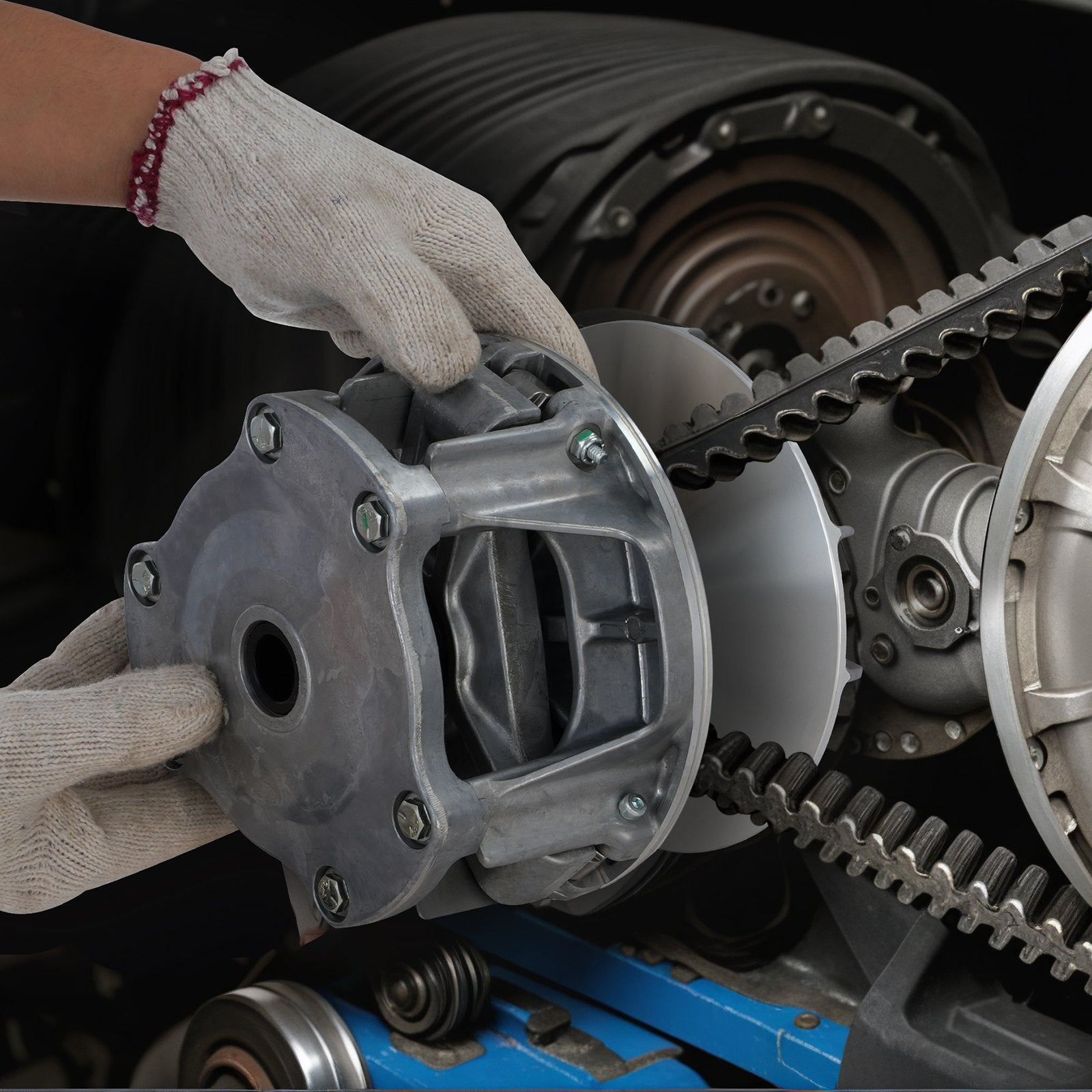 High-Performance Primary Drive Clutch for Polaris RZR 1000 (2014-2023) with 1.24" Bore, Weights, Spring, Alloy Build, Replace# 1323068